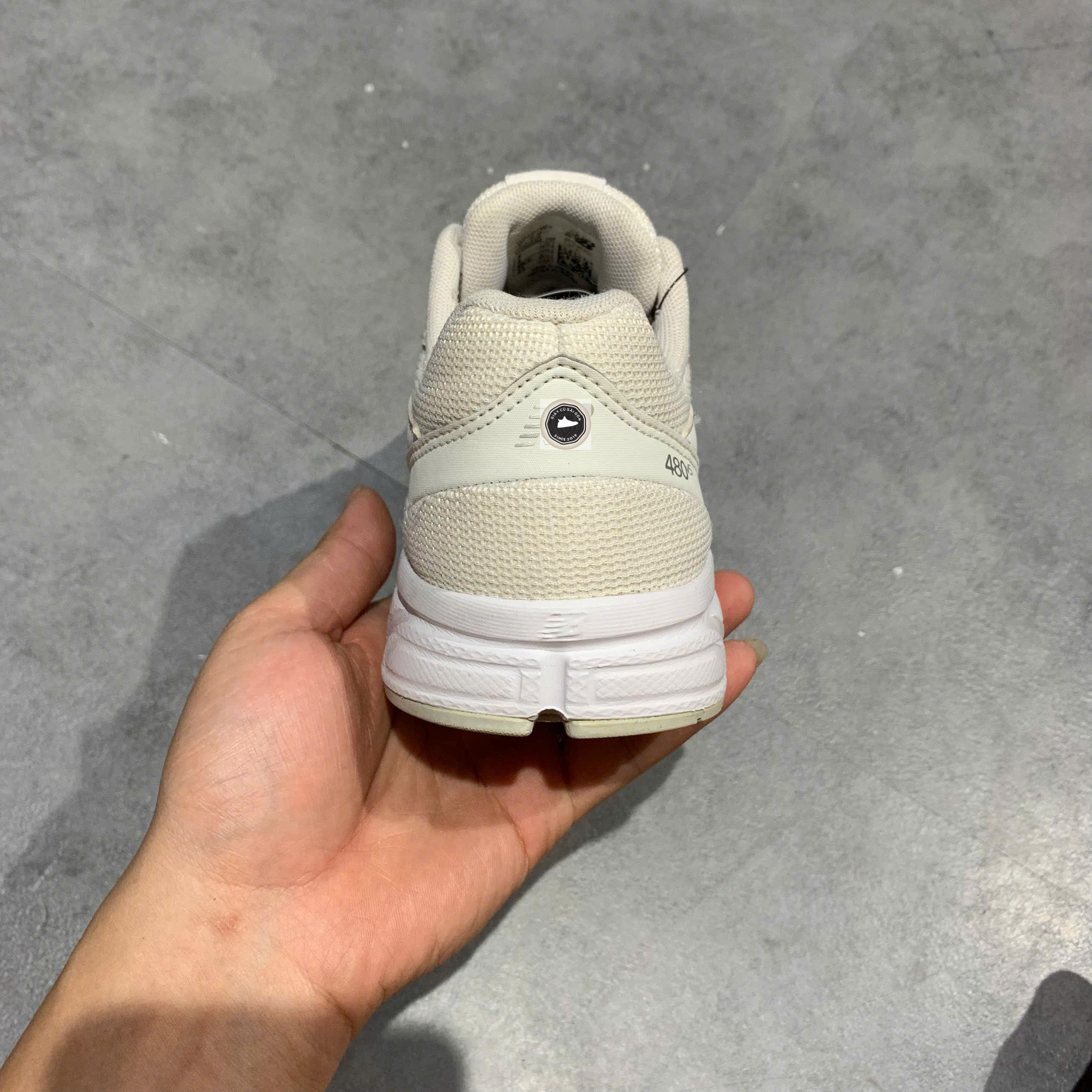 🔥 NEW BALANCE 480 V5 “WHITE/GREY” – SIZE 36 2/3 – PVN23955 – CHÍNH HÃNG