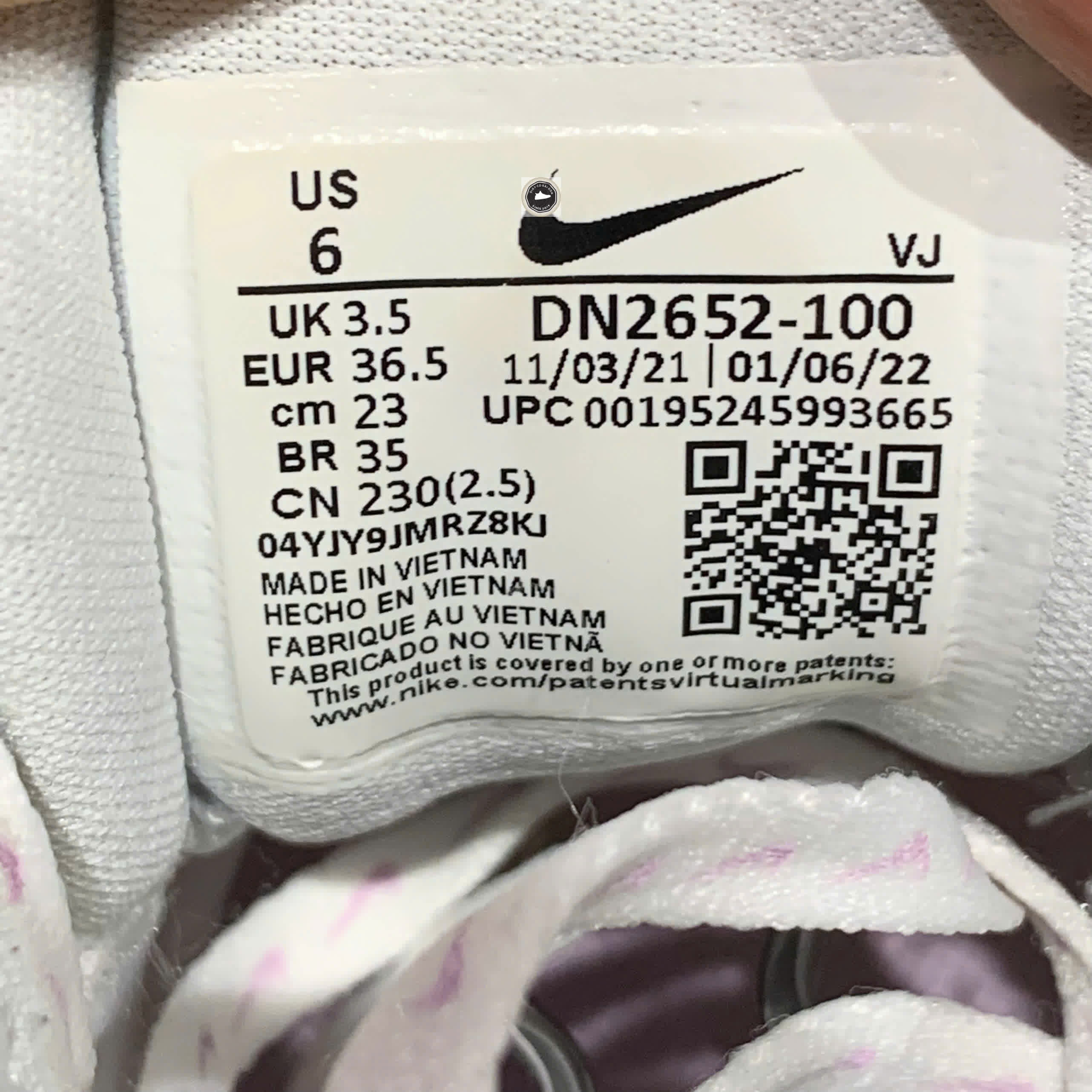 🔥 NIKE REACT ESCAPE RUN – SIZE 36.5 – PVN23771 – CHÍNH HÃNG