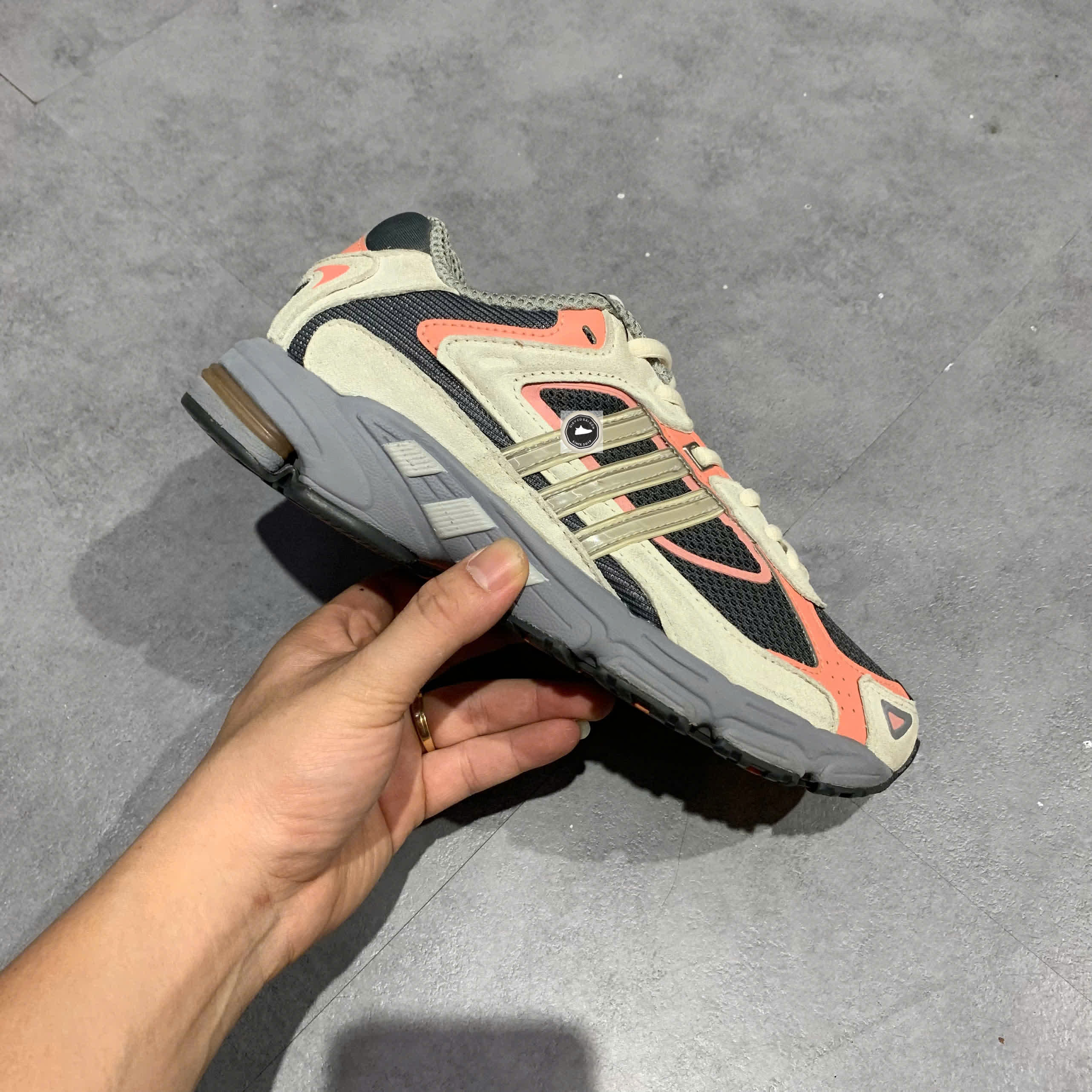 🔥 Adidas Response CL 'White Grey Orange' – SIZE 36 2/3 – PVN23775 – CHÍNH HÃNG