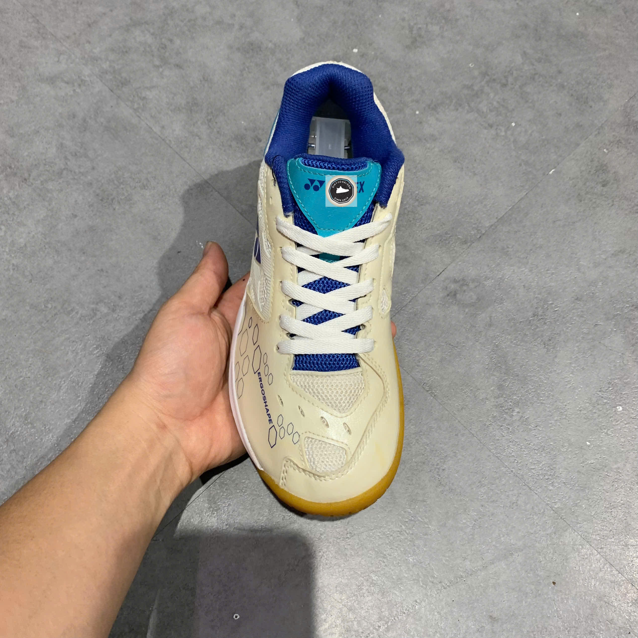 🔥 Giày Cầu Lông Yonex SHB101CR trắng xanh – SIZE 36 – PVN23833 – CHÍNH HÃNG