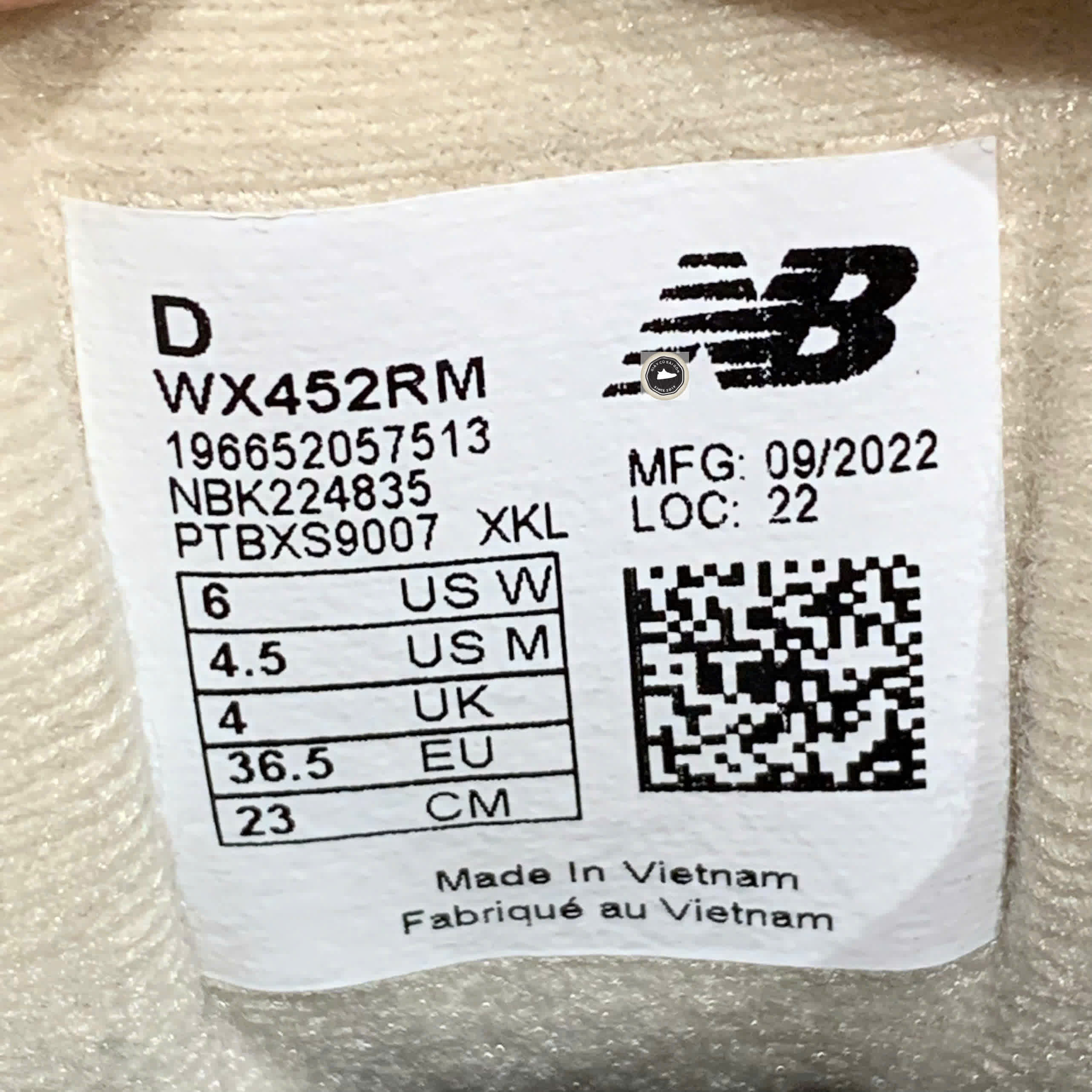 🔥 Giày New Balance 452 ‘Beige Calm Taupe’ WX452RM – SIZE 36 2/3 – PVN23725 – CHÍNH HÃNG