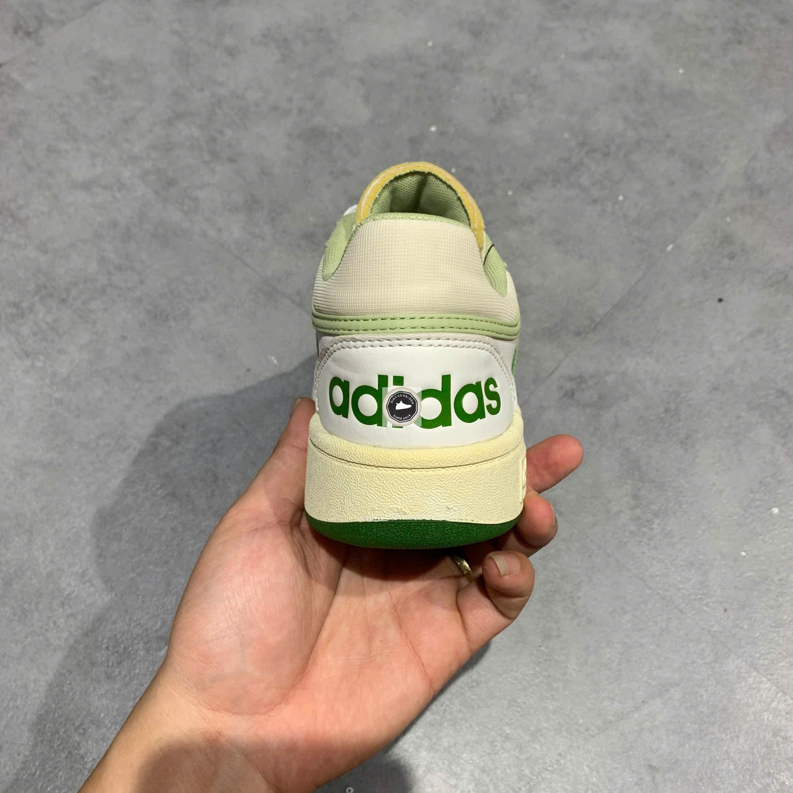 🔥 ADIDAS NEO HOOPS 3.0 “WHITE/GREEN” – SIZE 36 2/3 – PVN23725 – CHÍNH HÃNG
