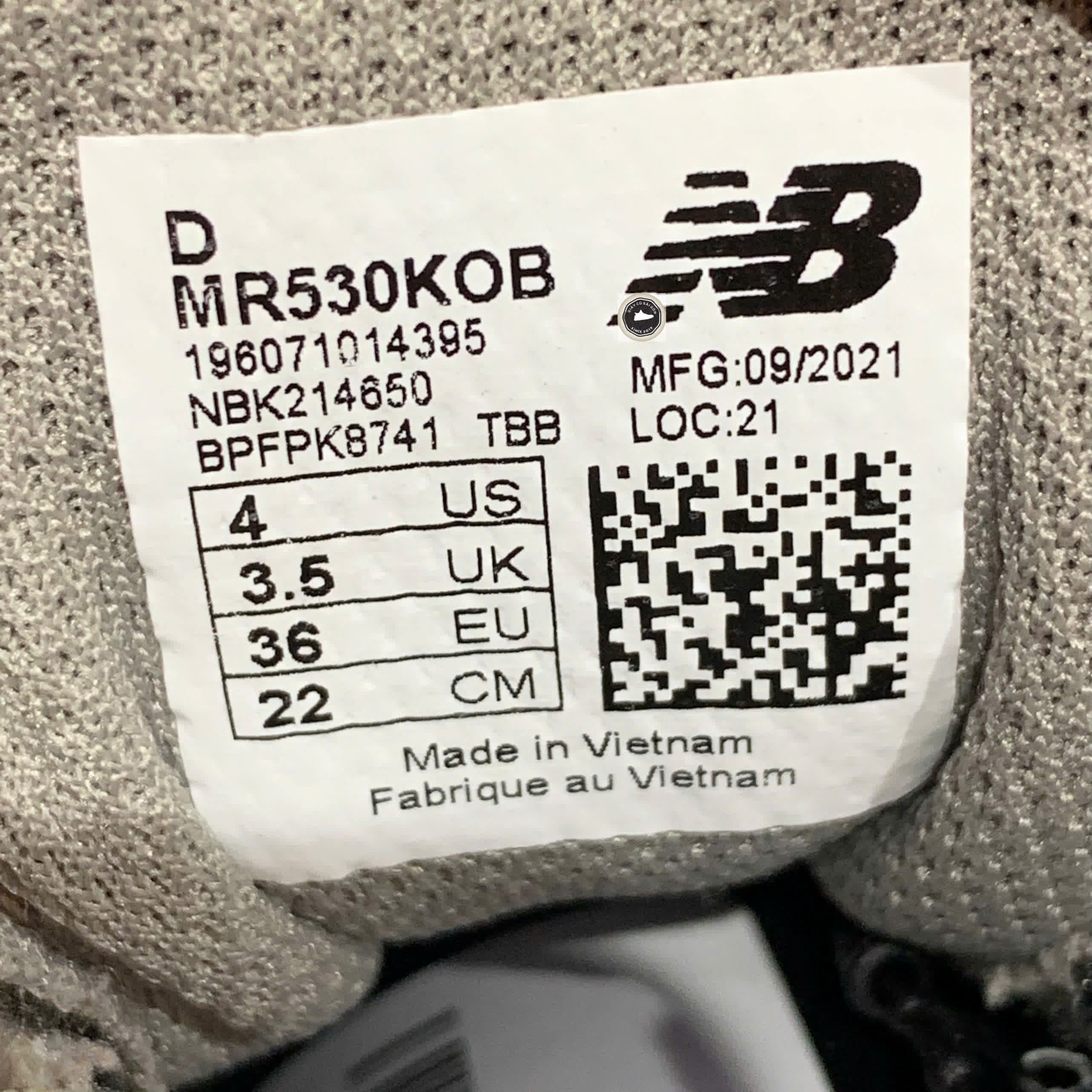 Giày New Balance 530 ‘Cream Beige’ MR530KOB – SIZE 36 – PVN23790 – CHÍNH HÃNG