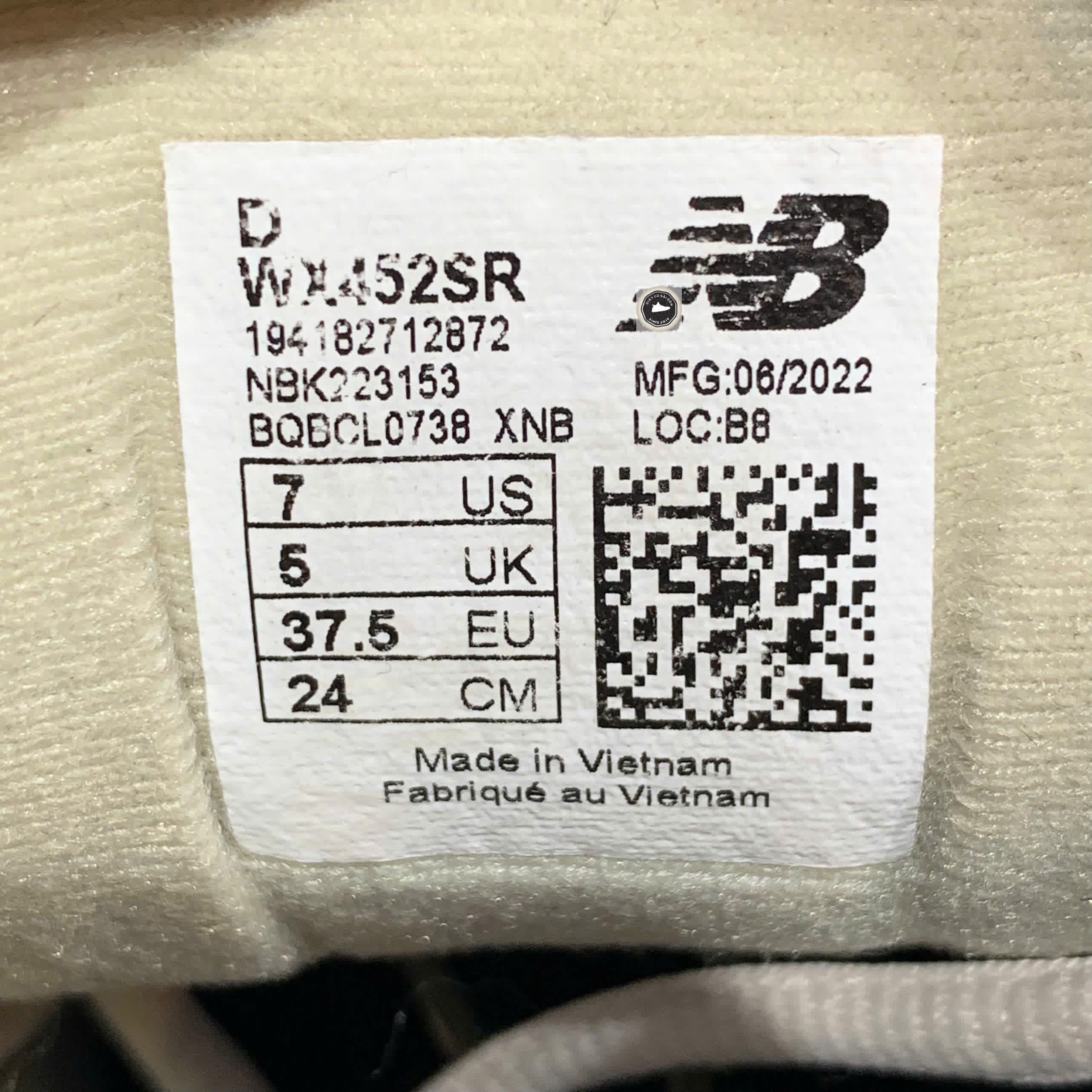 🔥 Giày New Balance Wmns 452 ‘Beige’ WX452SR – SIZE 37.5 – PVN23891 – CHÍNH HÃNG