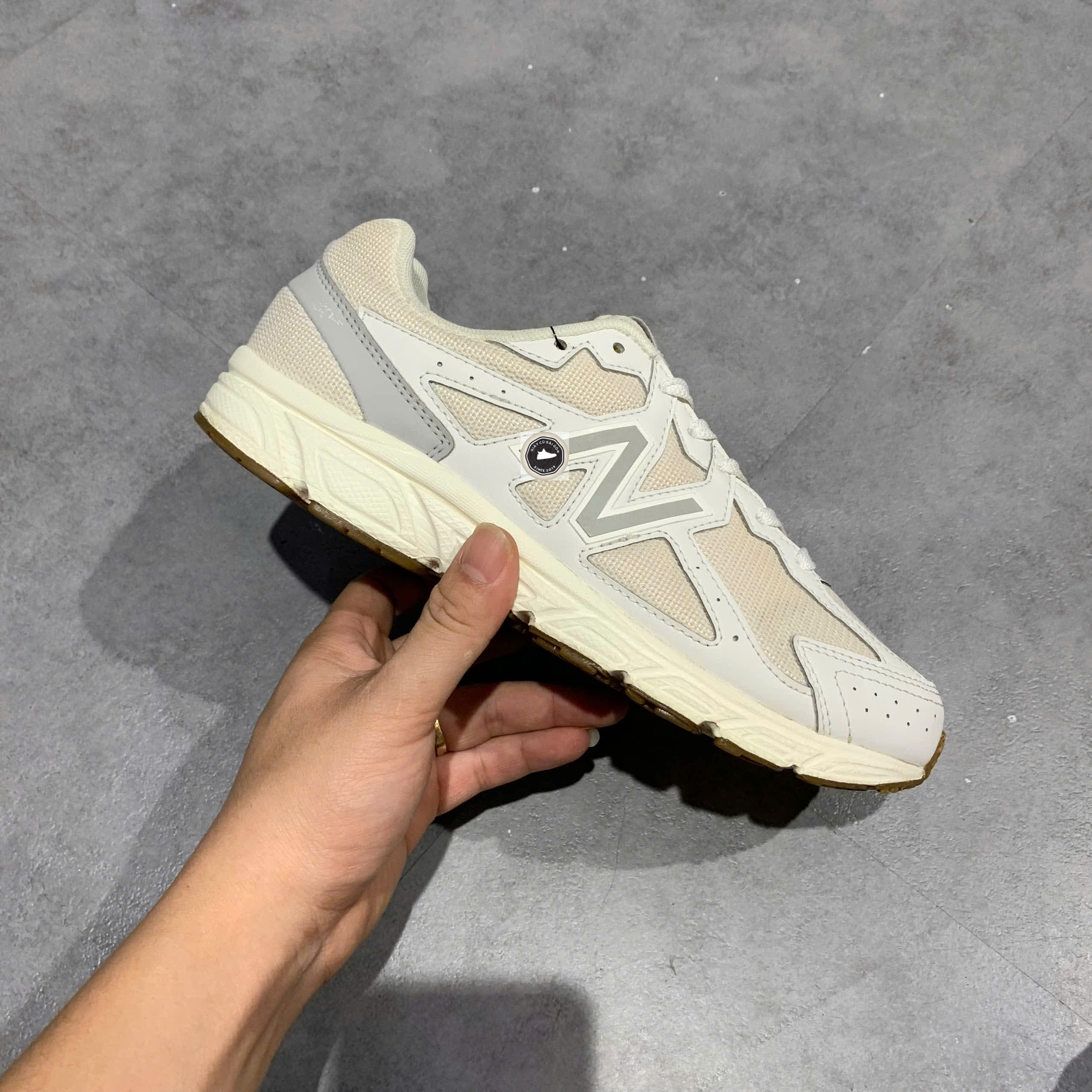 🔥 New Balance 480 Running Shoes 'White Grey' W480RG5 – SIZE 37.5 – PVN23959 – CHÍNH HÃNG