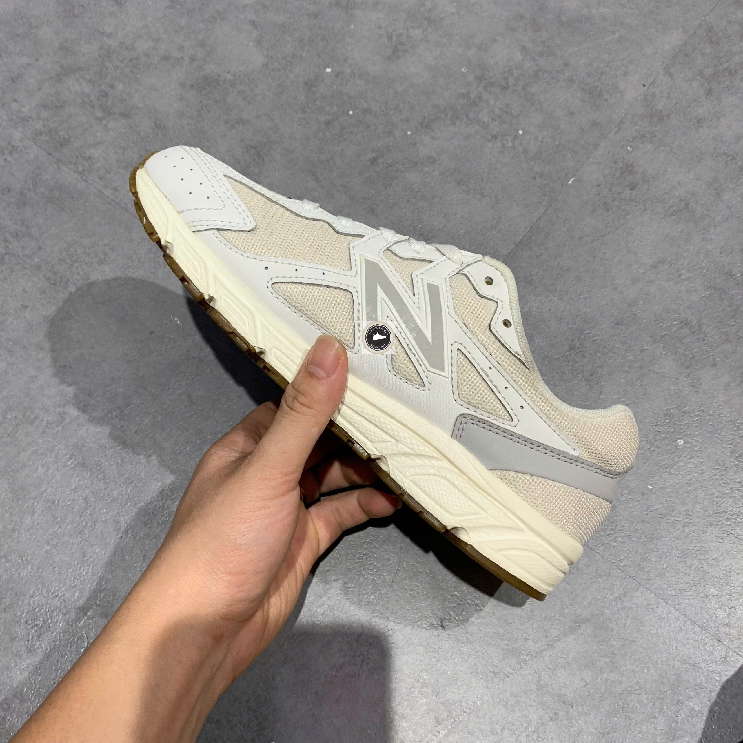 🔥 New Balance 480 Running Shoes 'White Grey' W480RG5 – SIZE 37.5 – PVN23959 – CHÍNH HÃNG