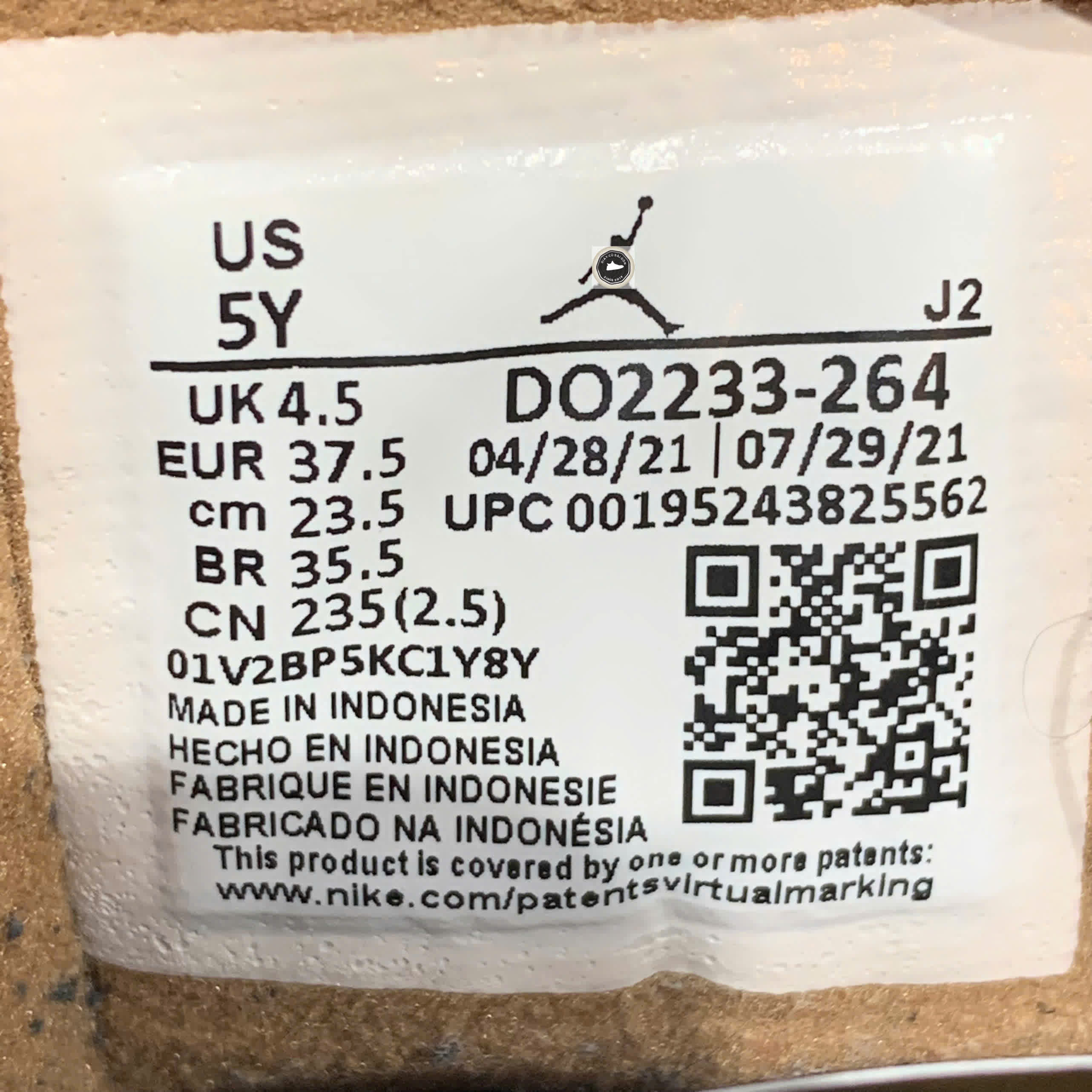 🔥 NIKE AIR JORDAN 1 LOW UTILITY “TEDDY BEAR” – SIZE 37.5 – PVN23808 – CHÍNH HÃNG