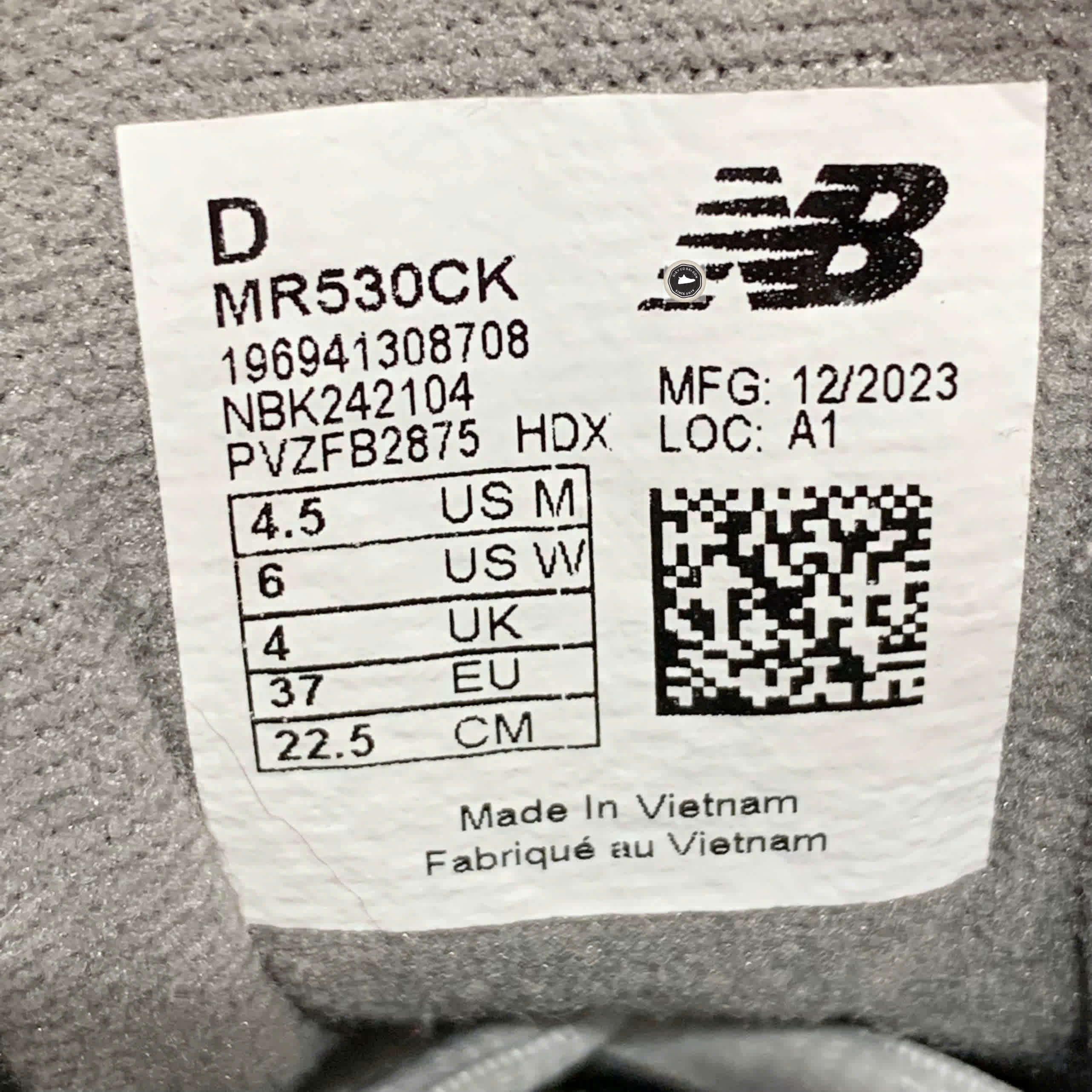 🔥 New Balance 530 Sneakers (MR530CK) – SIZE 37.5 – PVN23945 – CHÍNH HÃNG