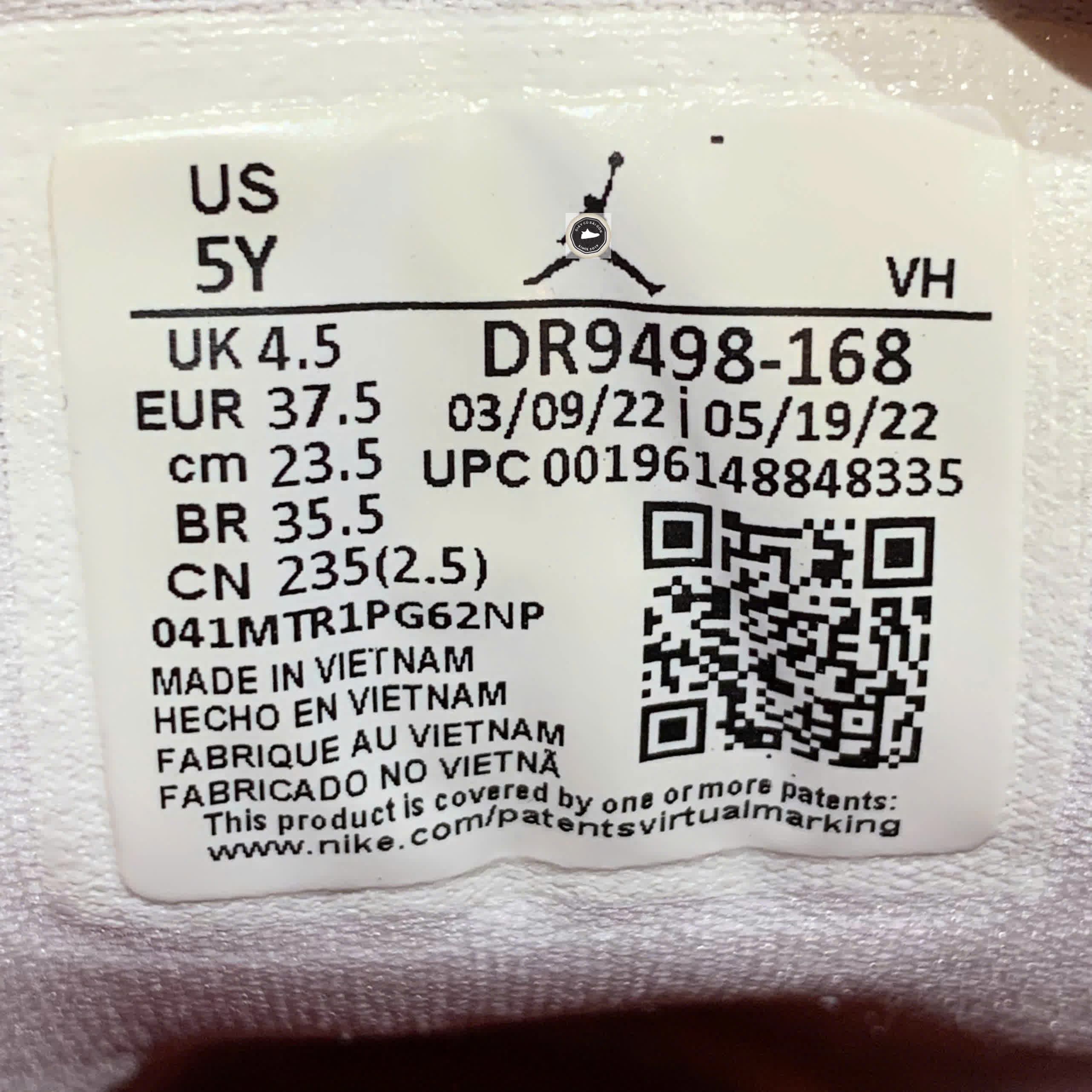 🔥 NIKE AIR JORDAN 1 LOW ‘PINKSICLE ORANGE’ – SIZE 37.5 – PVN23945 – CHÍNH HÃNG