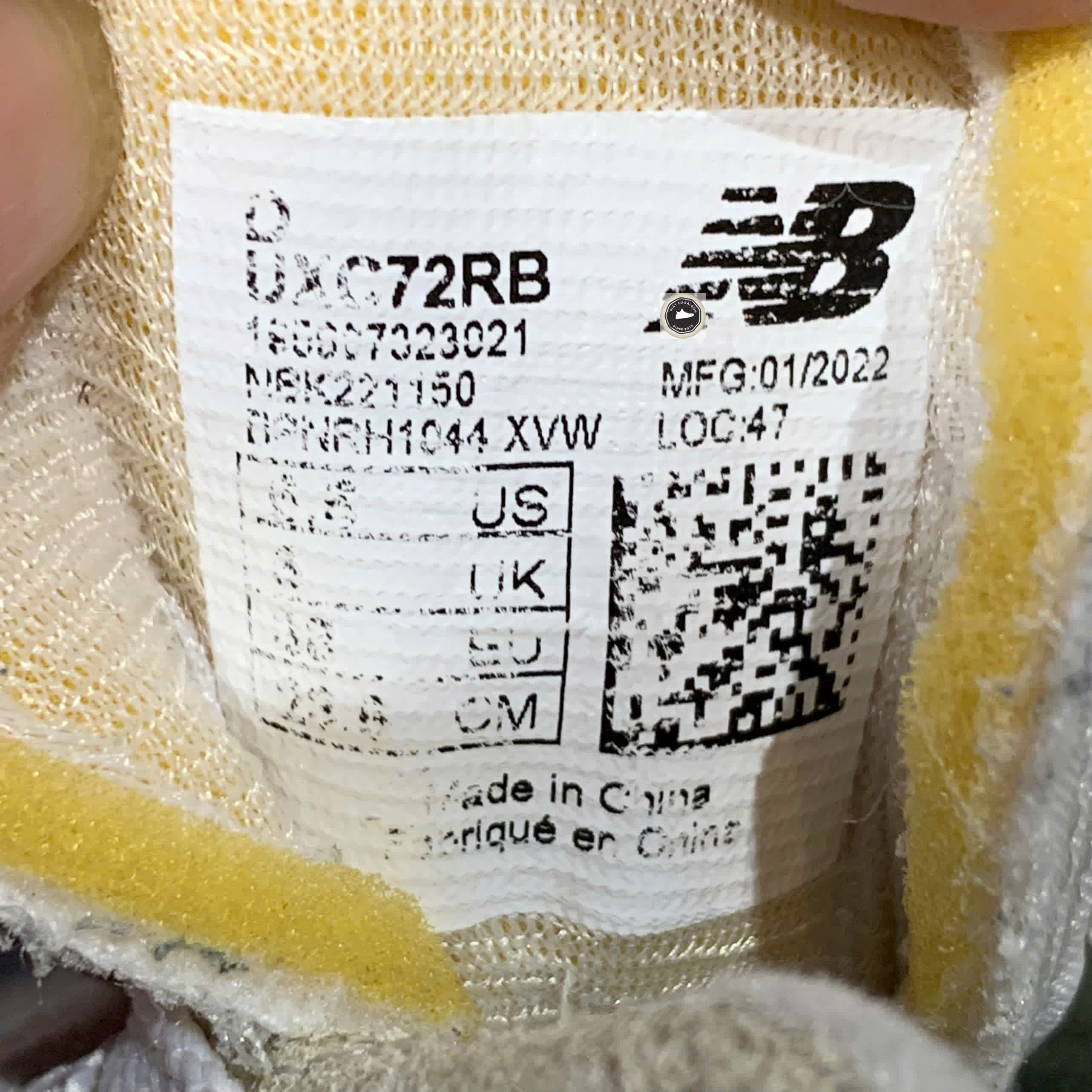 🔥 NEW BALANCE XC-72 ‘SUMMER FOG NIMBUS CLOUD’ – SIZE 38 – PVN23943 – CHÍNH HÃNG