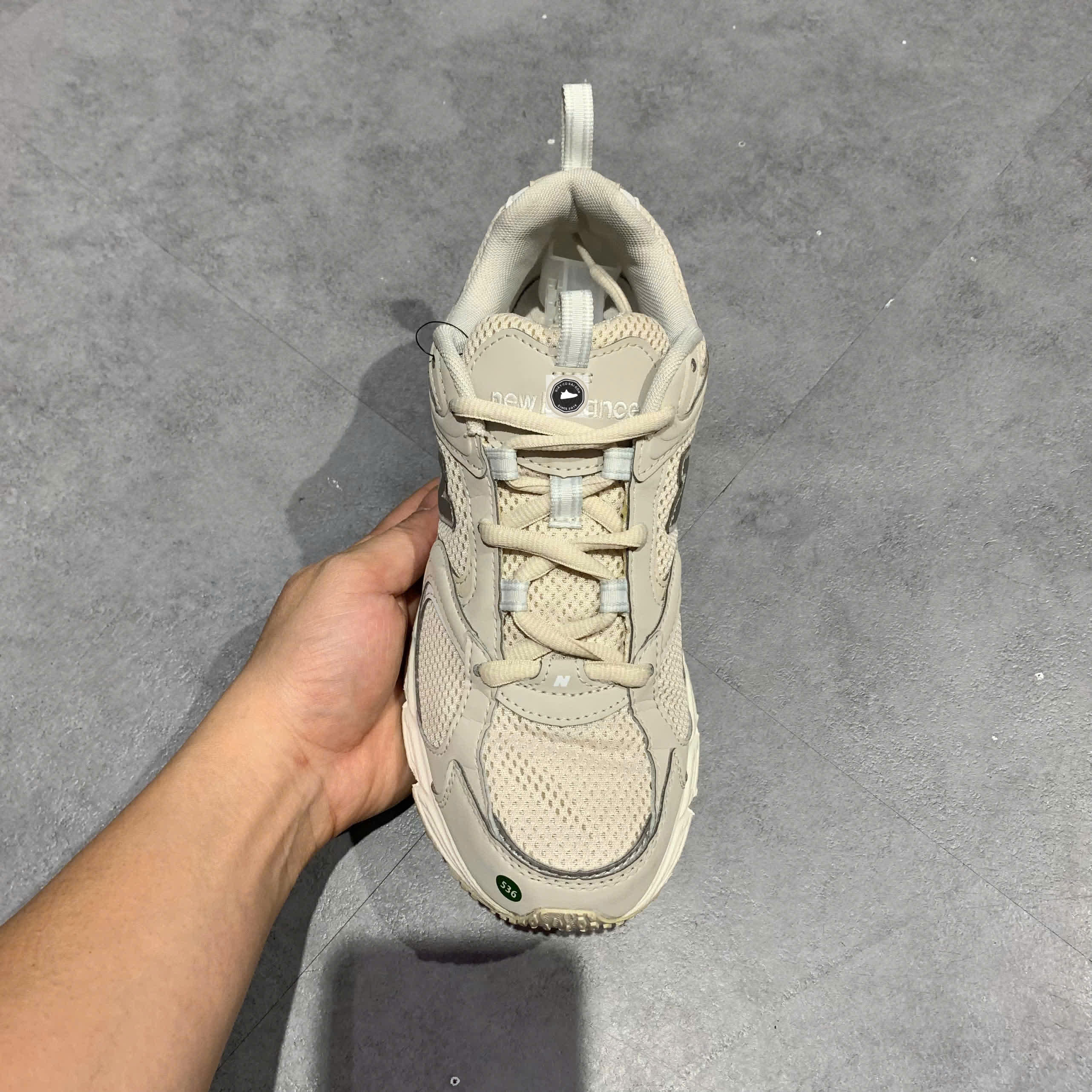 🔥 New Balance 408 Beige/Gray (ML408D) – SIZE 39.5 – PVN23813 – CHÍNH HÃNG