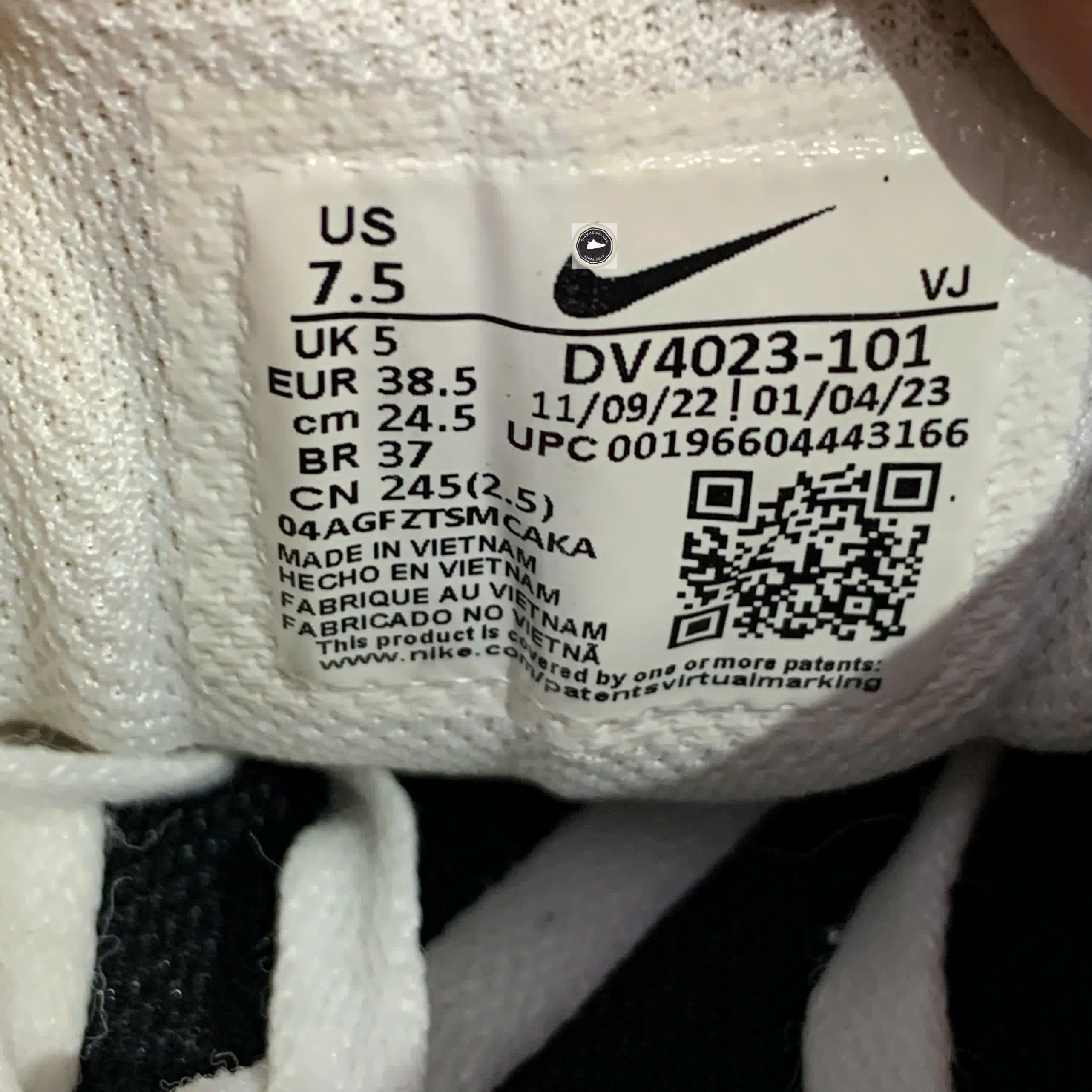 🔥 Giày Sneaker Nữ Nike Running Shoes Air Winflow 10 White DV4023‑103 – SIZE 38.5 – PVN23904 – CHÍNH HÃNG