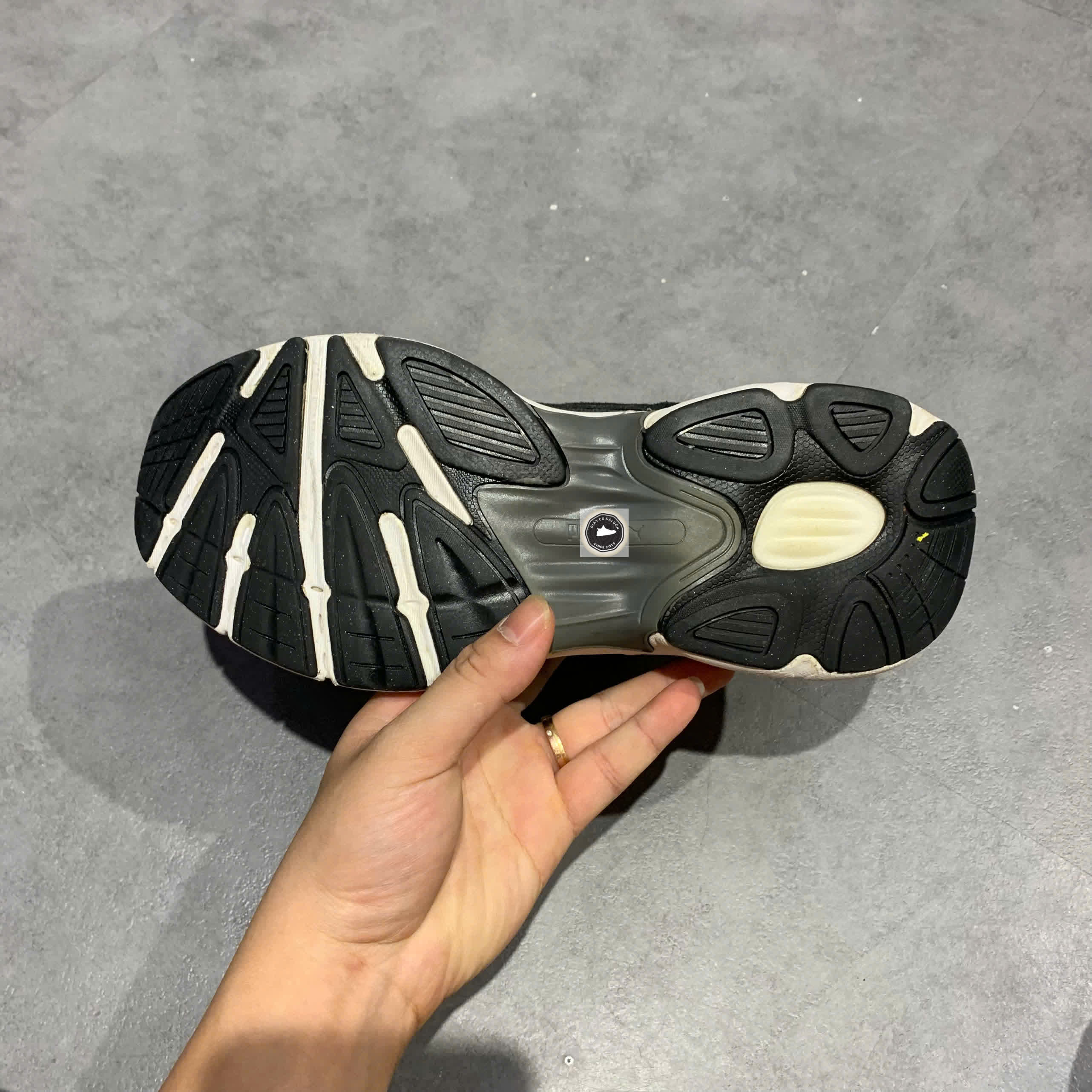 🔥 PUMA TEVERIS NITRO ‘BLACK/EBONY’ – 388774-03 – SIZE 38.5 – PVN23895 – CHÍNH HÃNG