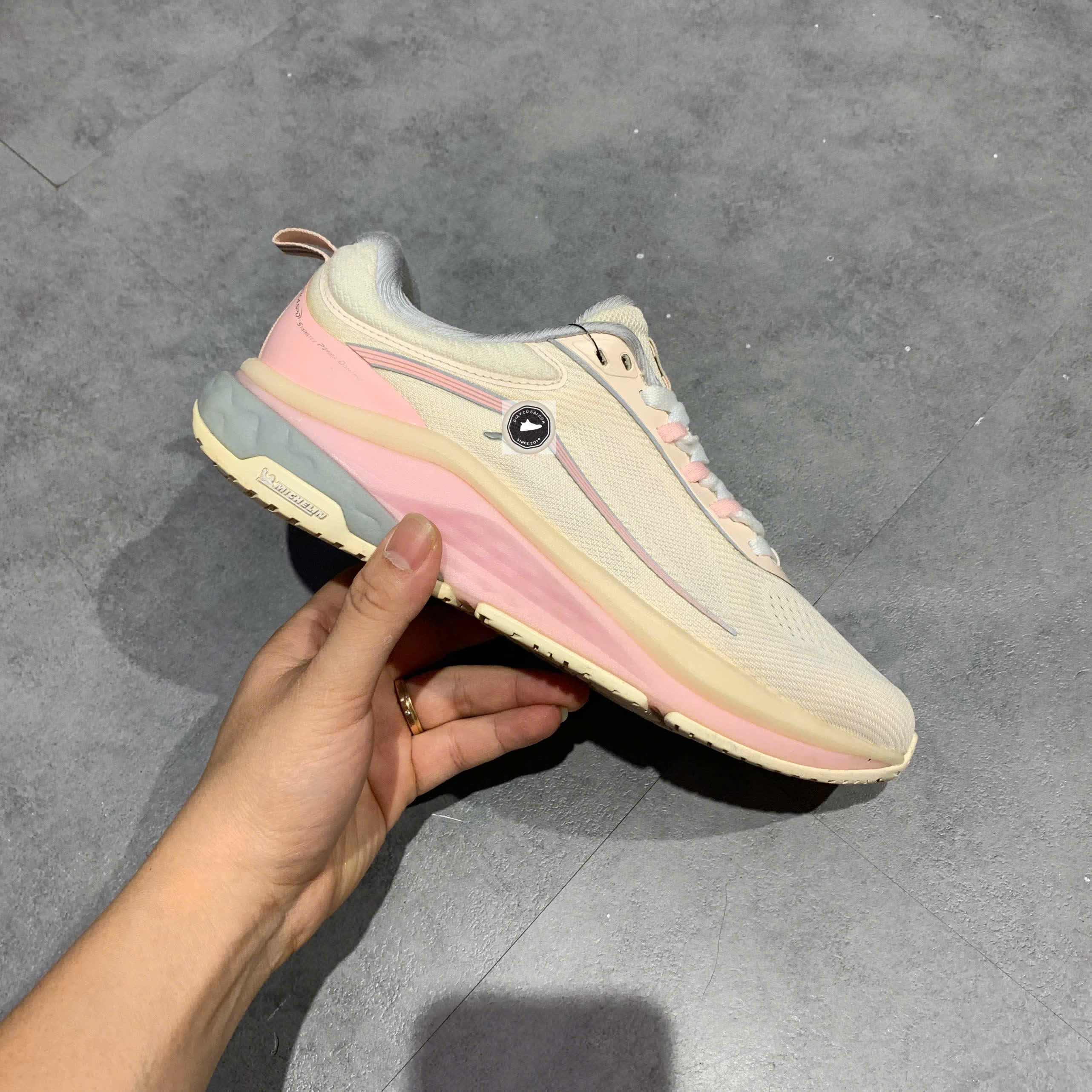 🔥 FILA CORE FILA SPD PANTHER 2 ATHLETICS WHITE PINK – SIZE 38.5 – PVN23899 – CHÍNH HÃNG
