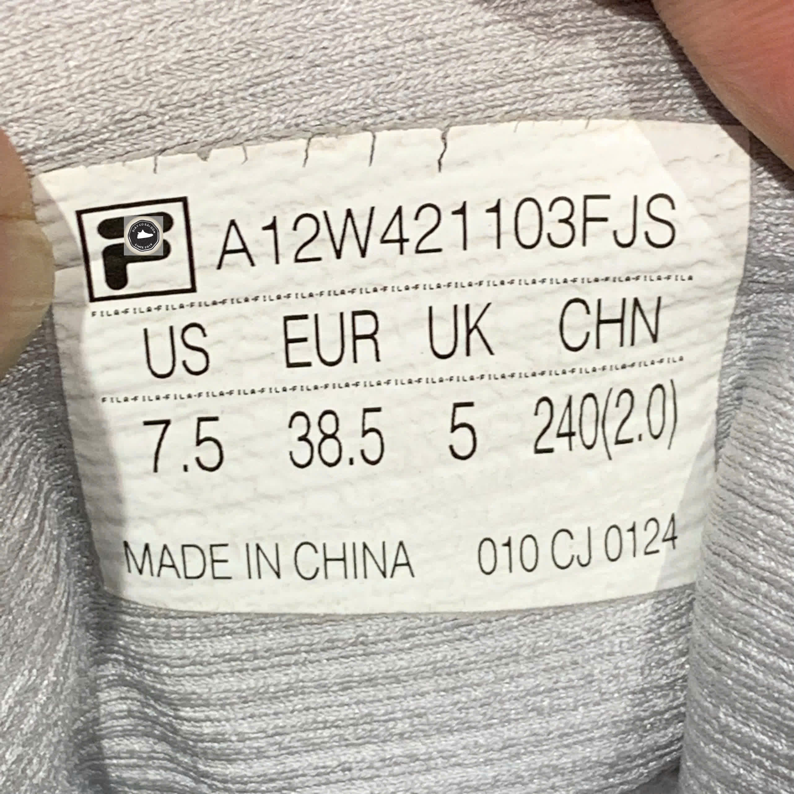 🔥 FILA CORE FILA SPD PANTHER 2 ATHLETICS WHITE PINK – SIZE 38.5 – PVN23899 – CHÍNH HÃNG