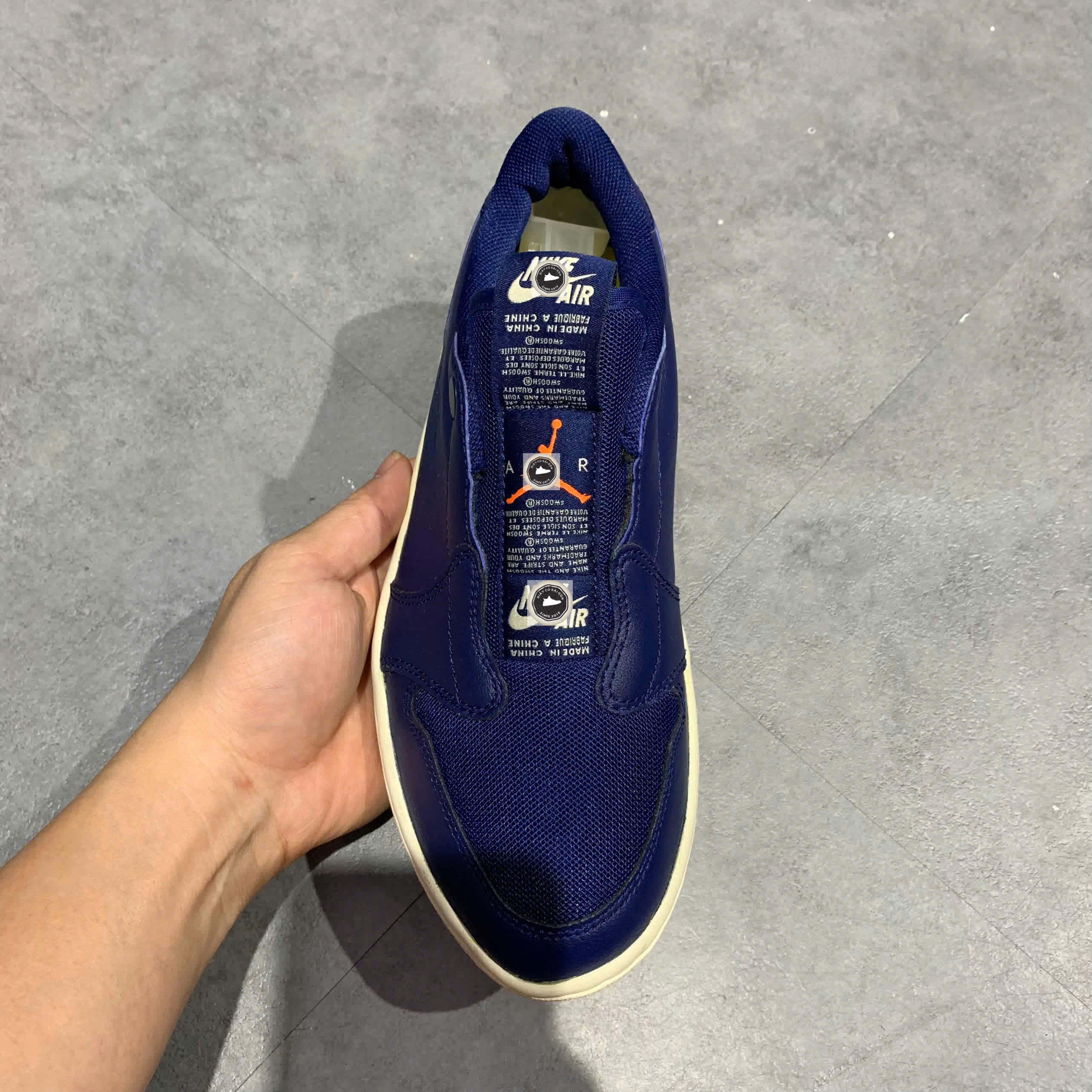 🔥 NIKE AIR JORDAN 1 LOW SLIP BLUE VOID – AV3918-408 – SIZE 38 – PVN24006 – CHÍNH HÃNG