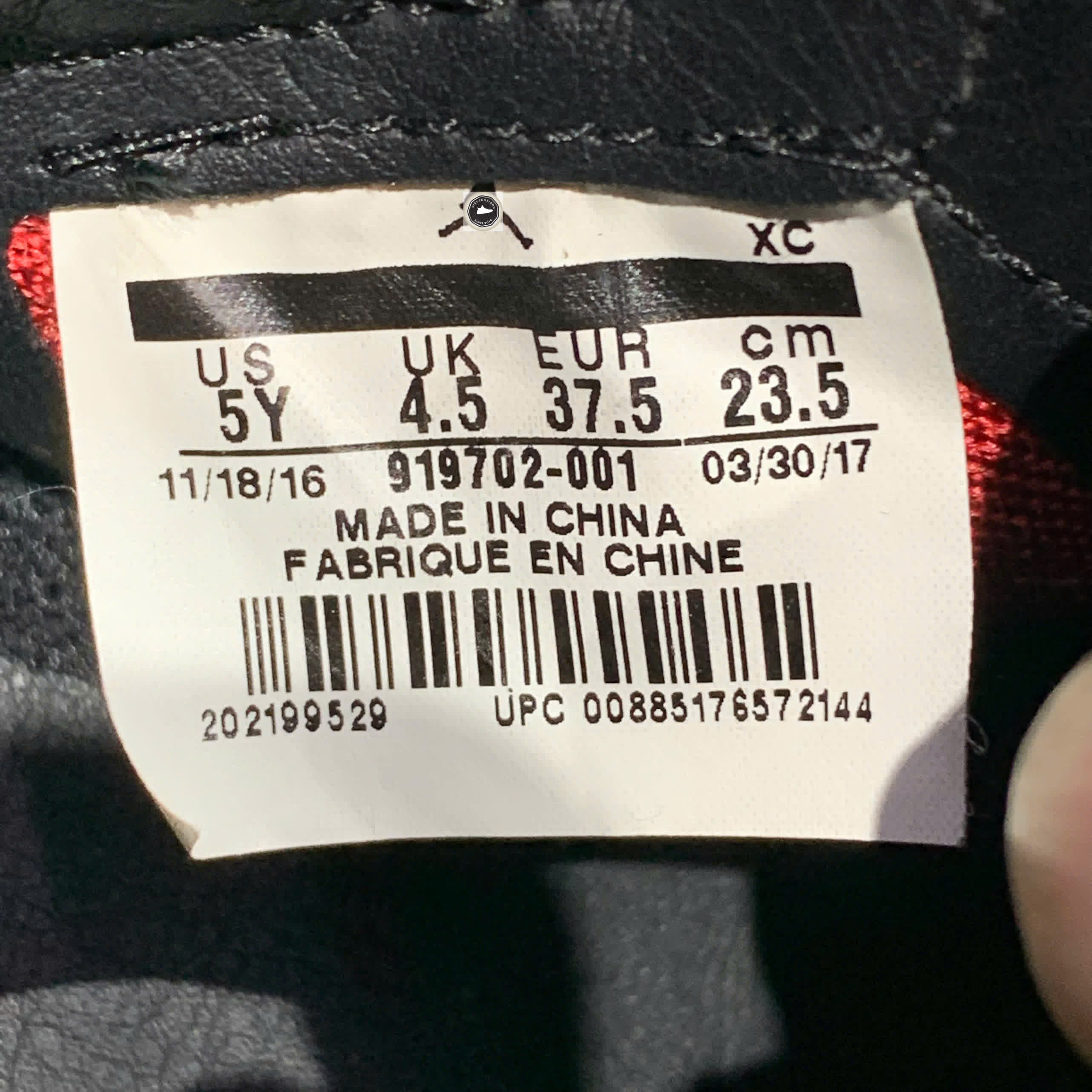 🔥 Nike Air Jordan 1 Retro High Flyknit 'Bred' 919702‑001 – SIZE 37.5 – PVN23689 – CHÍNH HÃNG