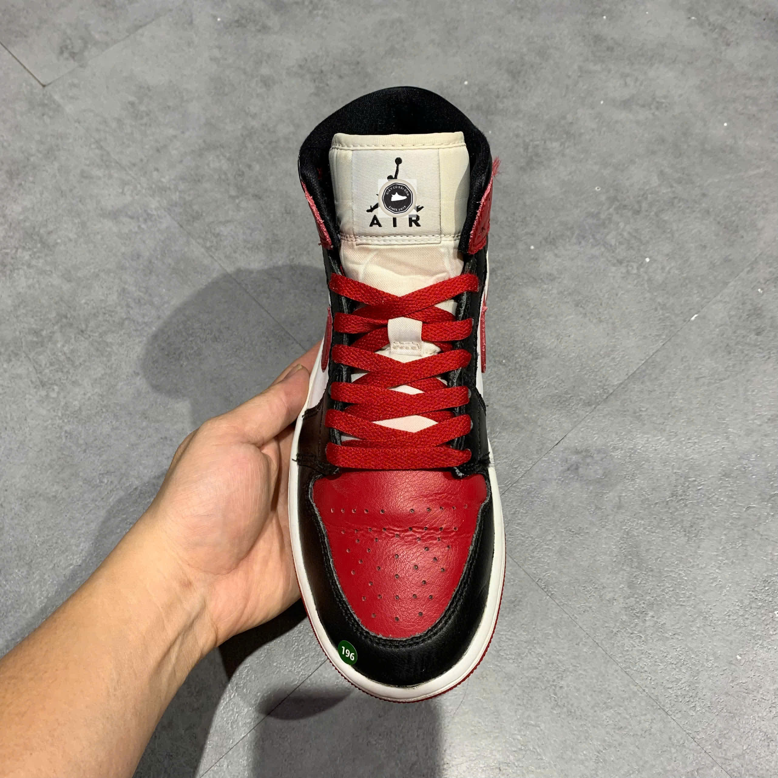 🔥 Jordan 1 Mid Alternate Bred Toe – SIZE 37.5 – PVN23912 – CHÍNH HÃNG