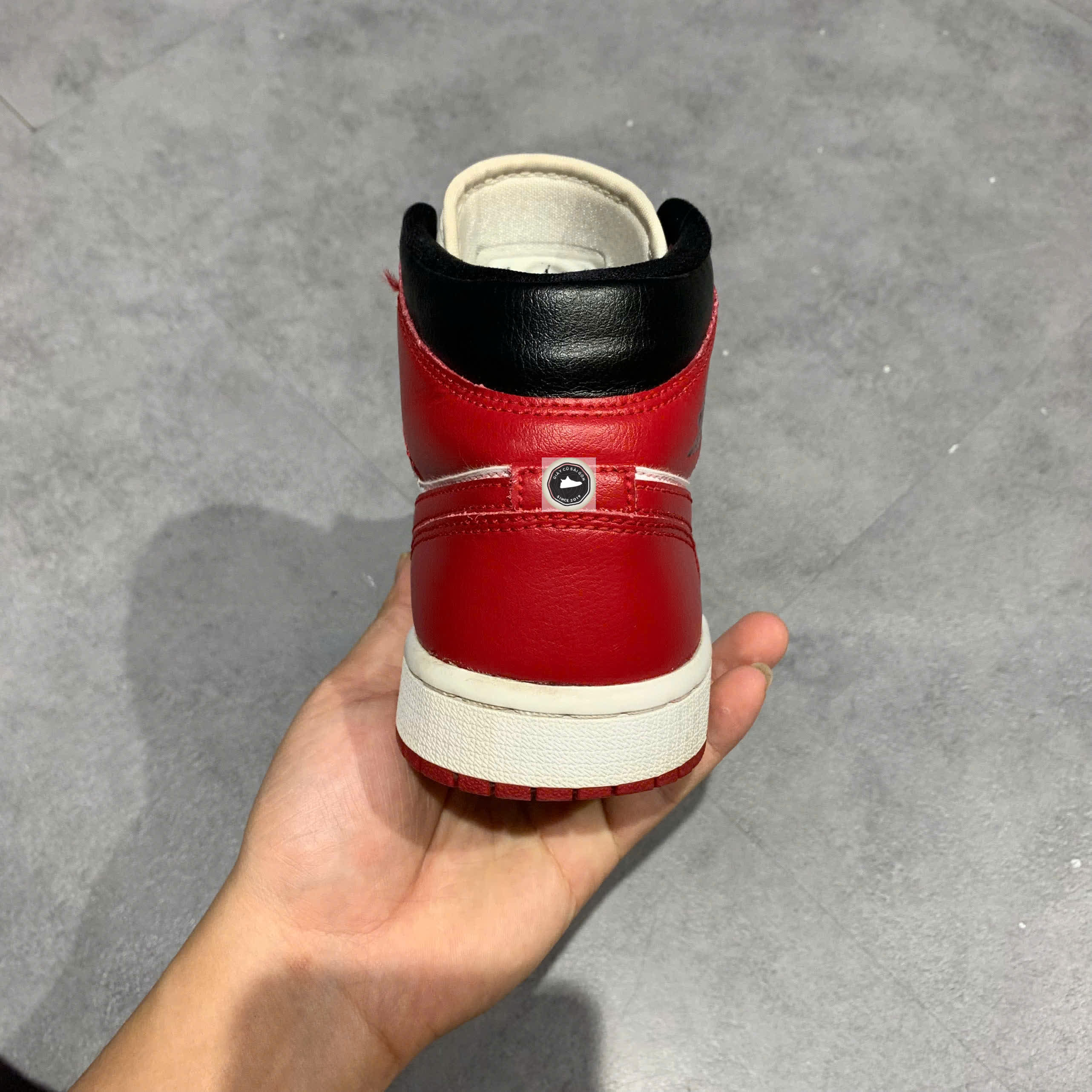 🔥 Jordan 1 Mid Alternate Bred Toe – SIZE 37.5 – PVN23912 – CHÍNH HÃNG