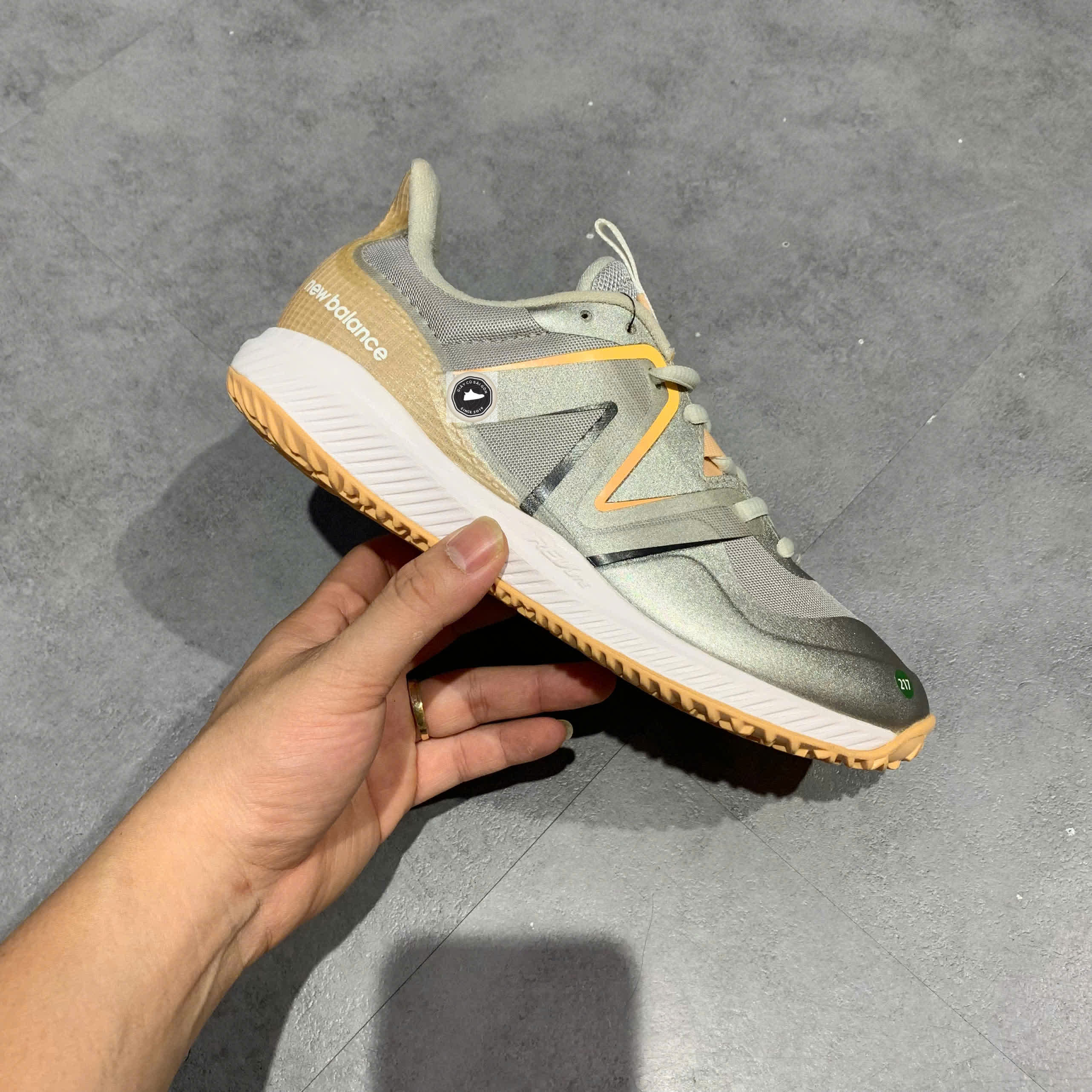 🔥 NEW BALANCE 796 V3 GREY ORANGE – WCO796M3 – SIZE 37 – PVN23978 – CHÍNH HÃNG