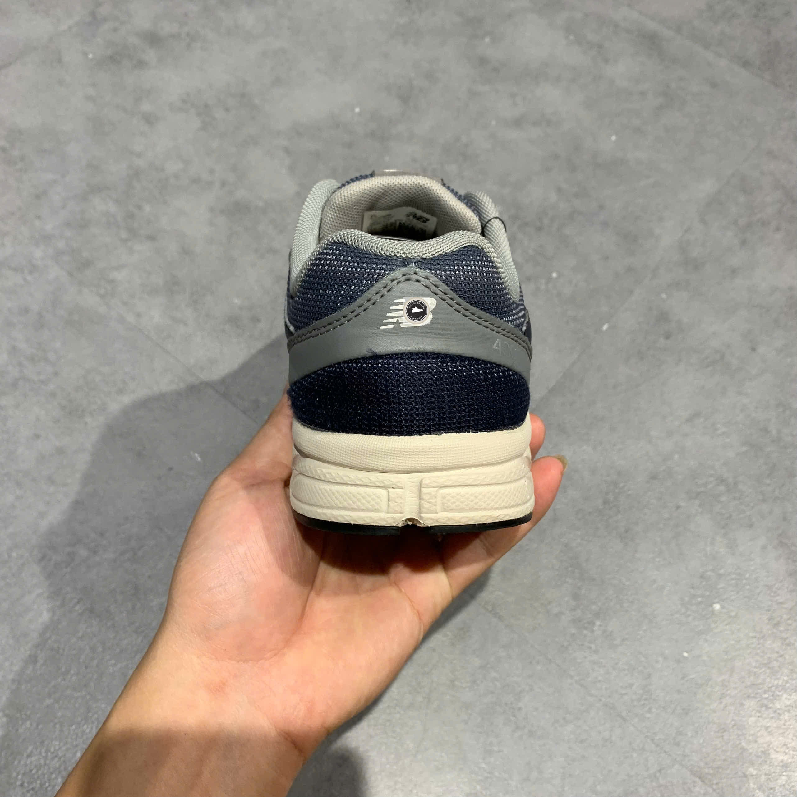 🔥 NEW BALANCE 480v5 NAVY GREY – W480KE5 – SIZE 37.5 – PVN23924 – CHÍNH HÃNG