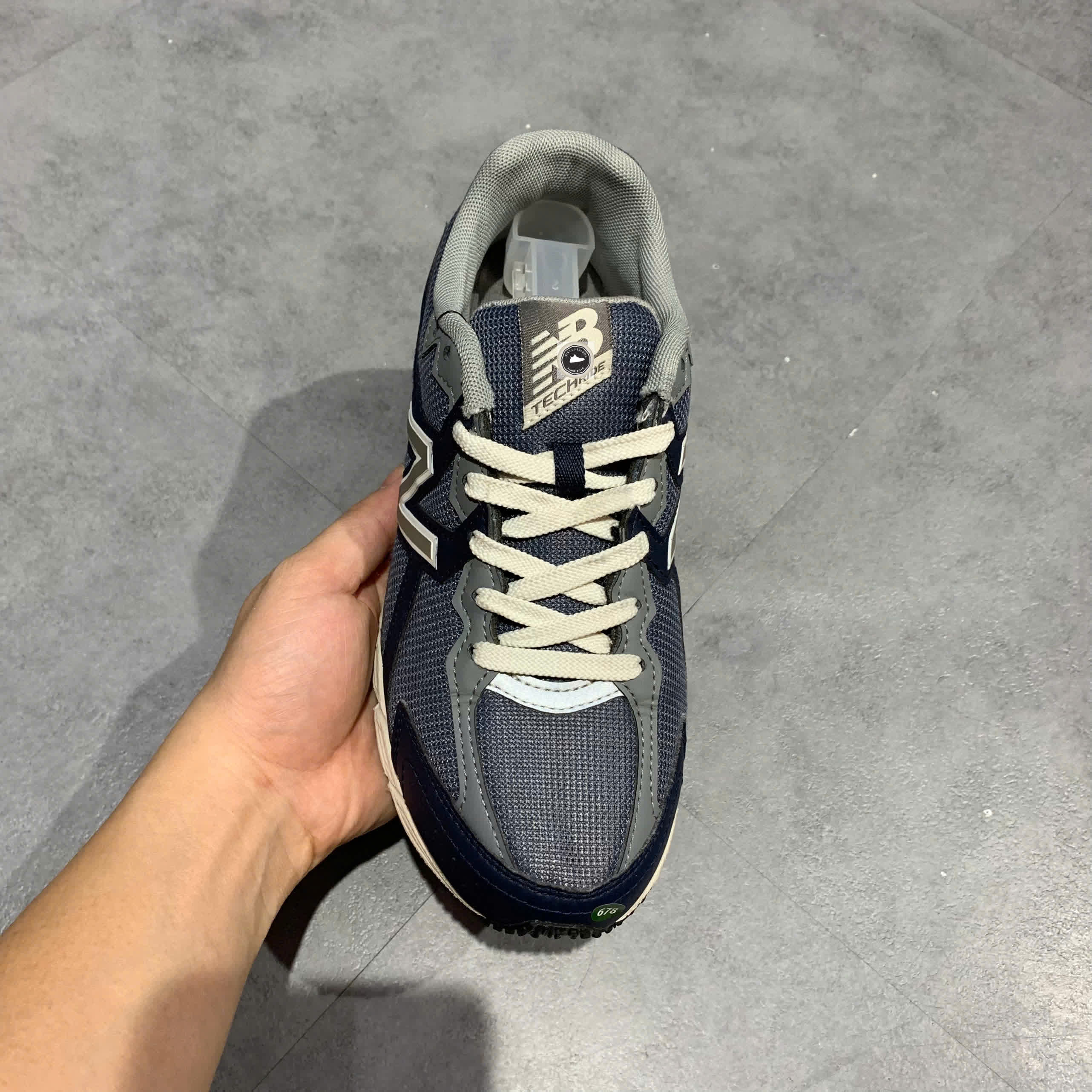 🔥 NEW BALANCE 480v5 NAVY GREY – W480KE5 – SIZE 37.5 – PVN23924 – CHÍNH HÃNG