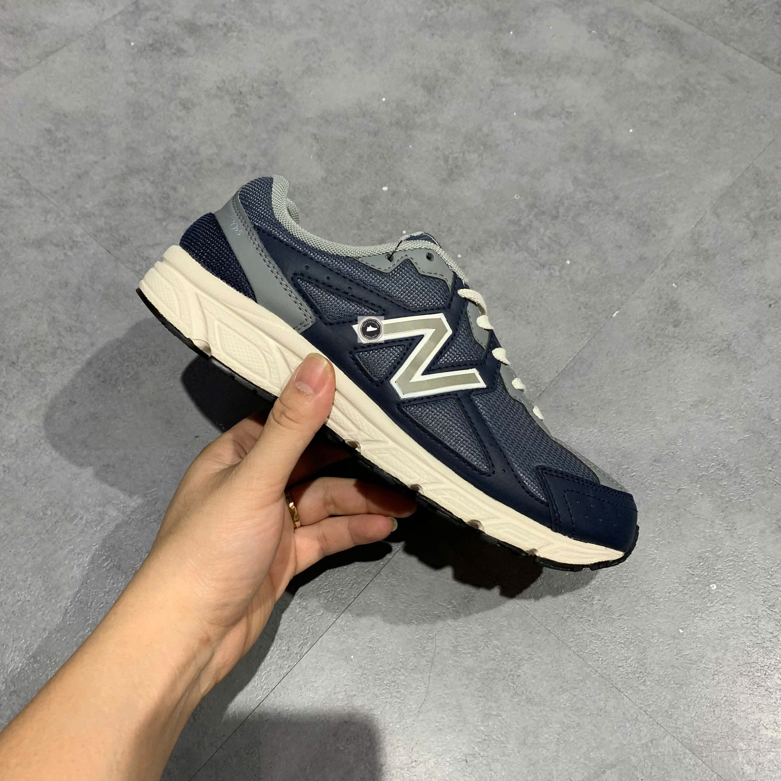 🔥 NEW BALANCE 480v5 NAVY GREY – W480KE5 – SIZE 37.5 – PVN23924 – CHÍNH HÃNG