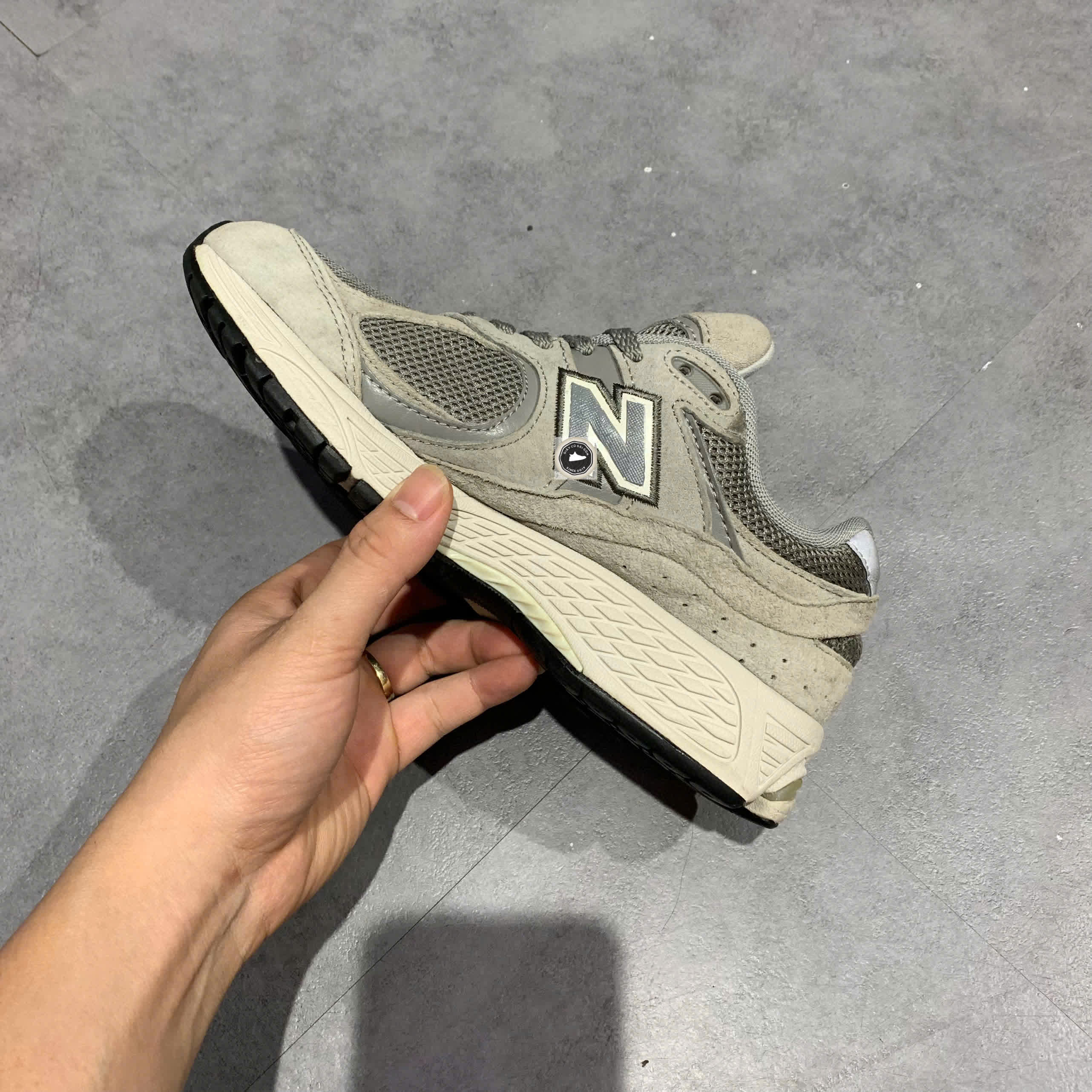 🔥 Giày New Balance 2002R ‘Marblehead’ ML2002RC – SIZE 37.5 – PVN23778 – CHÍNH HÃNG