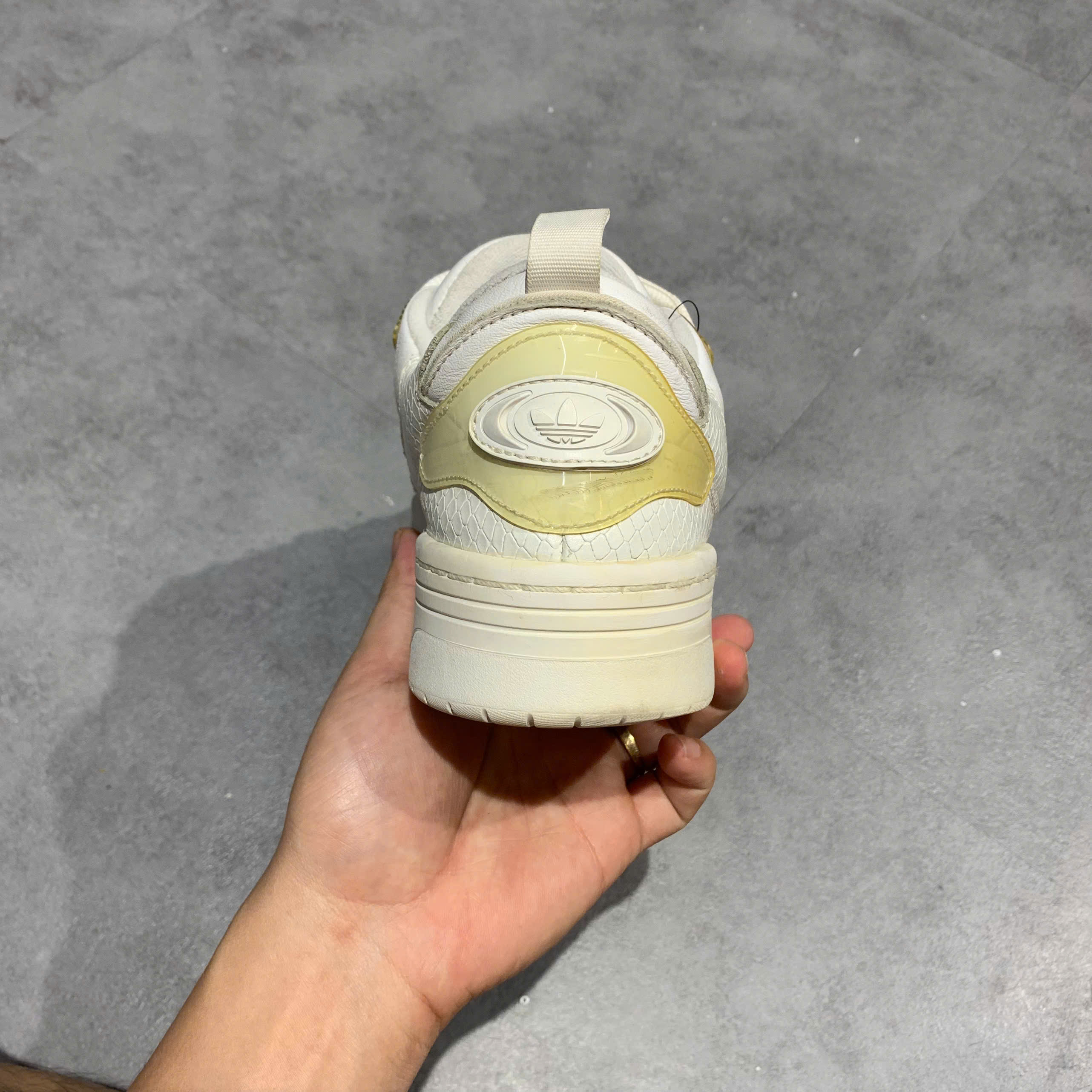 Adidas ADI2000 Snakeskin Cloud White - GW4697 - Size 43 1/3 - GIÀY 2HAND CHÍNH HÃNG PVN24654