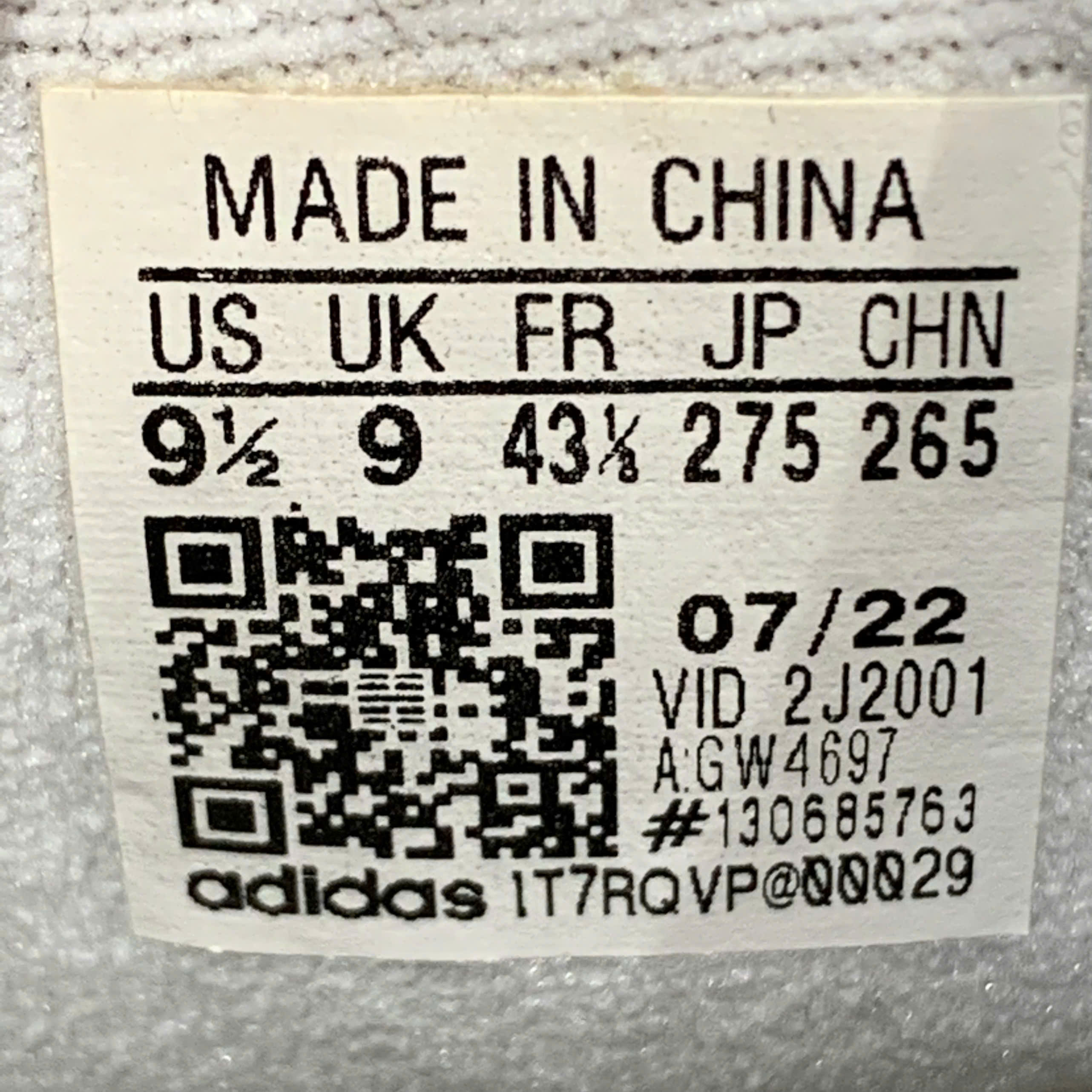 Adidas ADI2000 Snakeskin Cloud White - GW4697 - Size 43 1/3 - GIÀY 2HAND CHÍNH HÃNG PVN24654