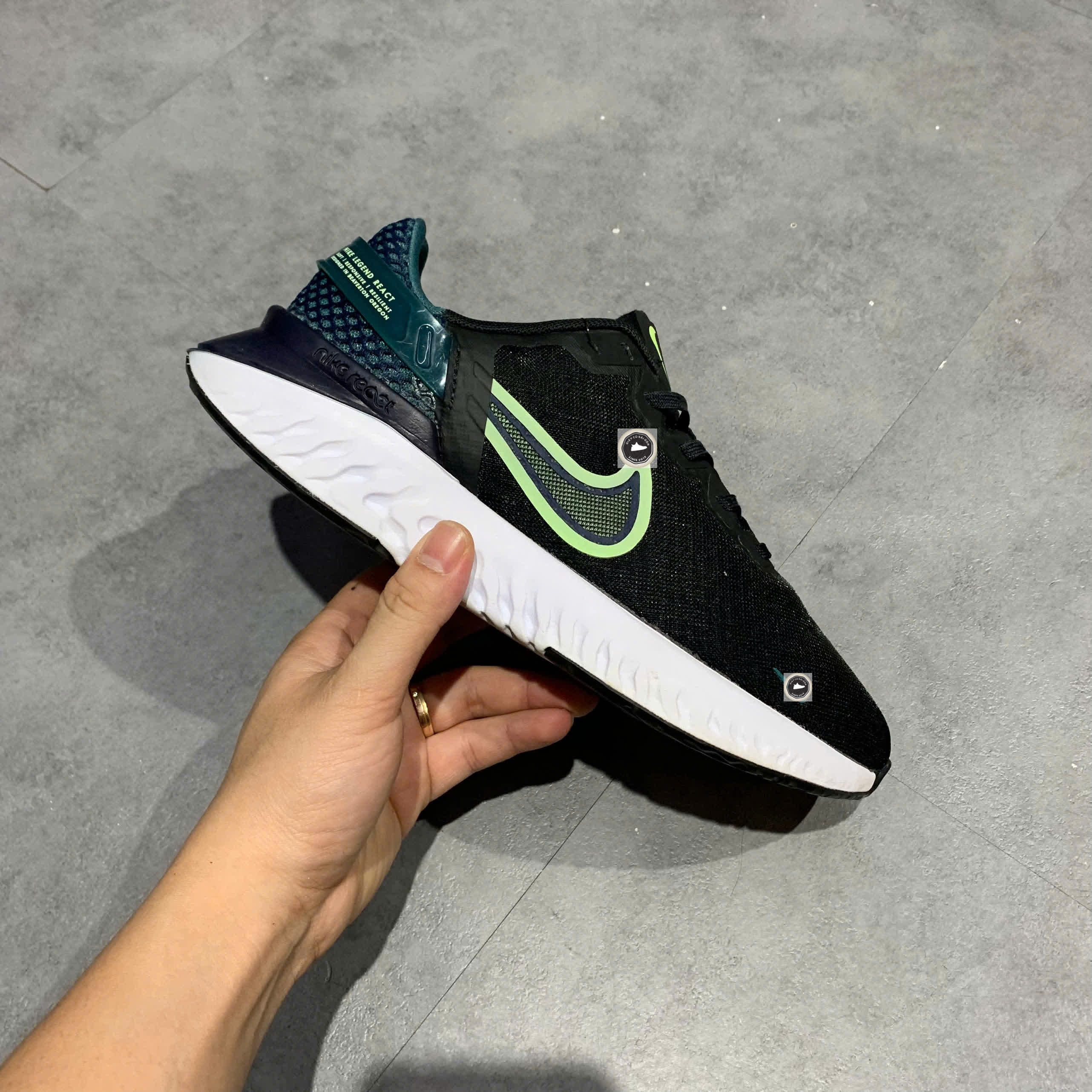 NIKE LEGEND REACT 3 LIME GLOW – SIZE 40 – PVN24868 – CHÍNH HÃNG