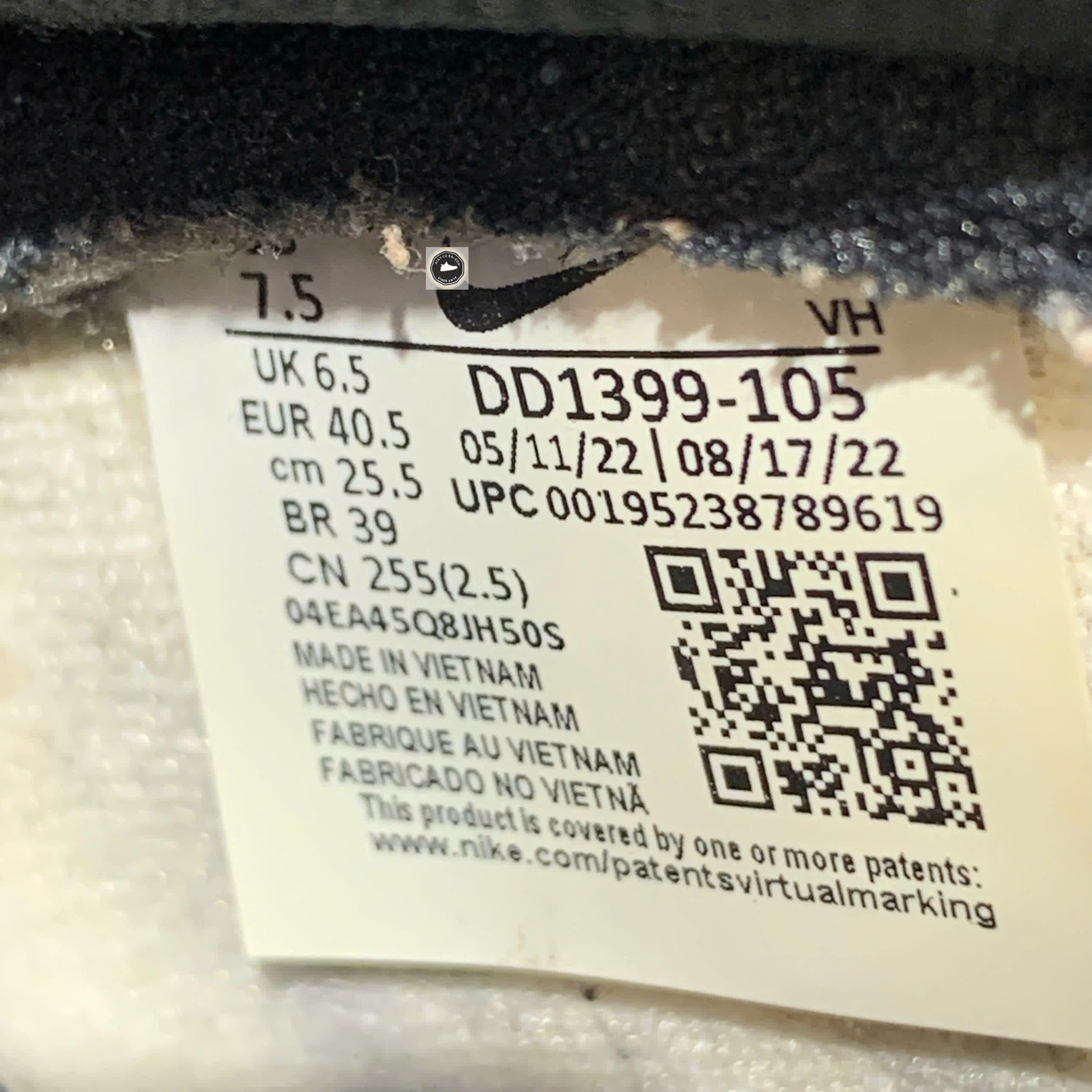 🔥 NIKE DUNK HIGH ‘BLACK WHITE (PANDA)’ – SIZE 40.5 – PVN24800 – CHÍNH HÃNG