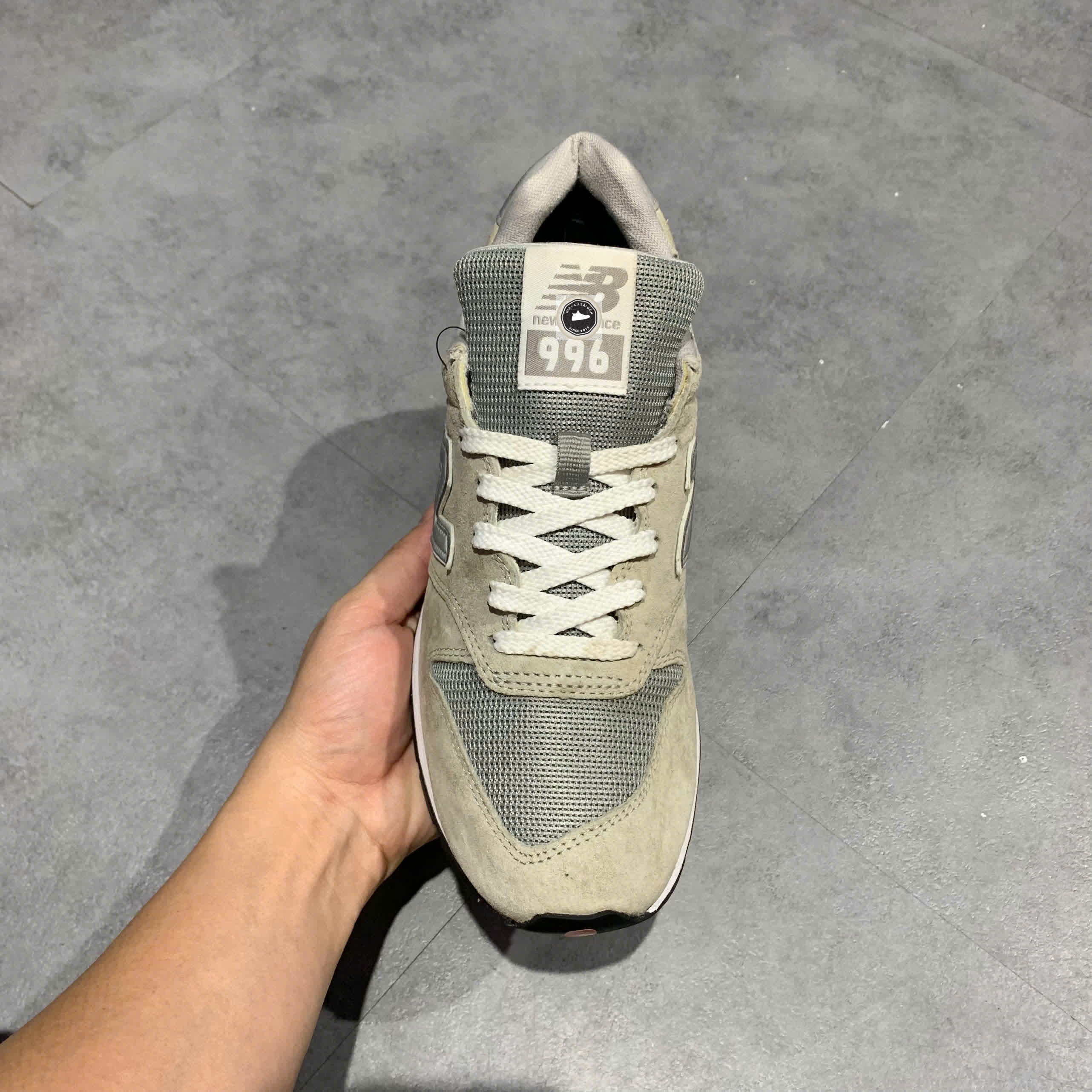 🔥 NEW BALANCE 996 “GREY SILVER” CM996BG – SIZE 40.5 – PVN25015 – CHÍNH HÃNG