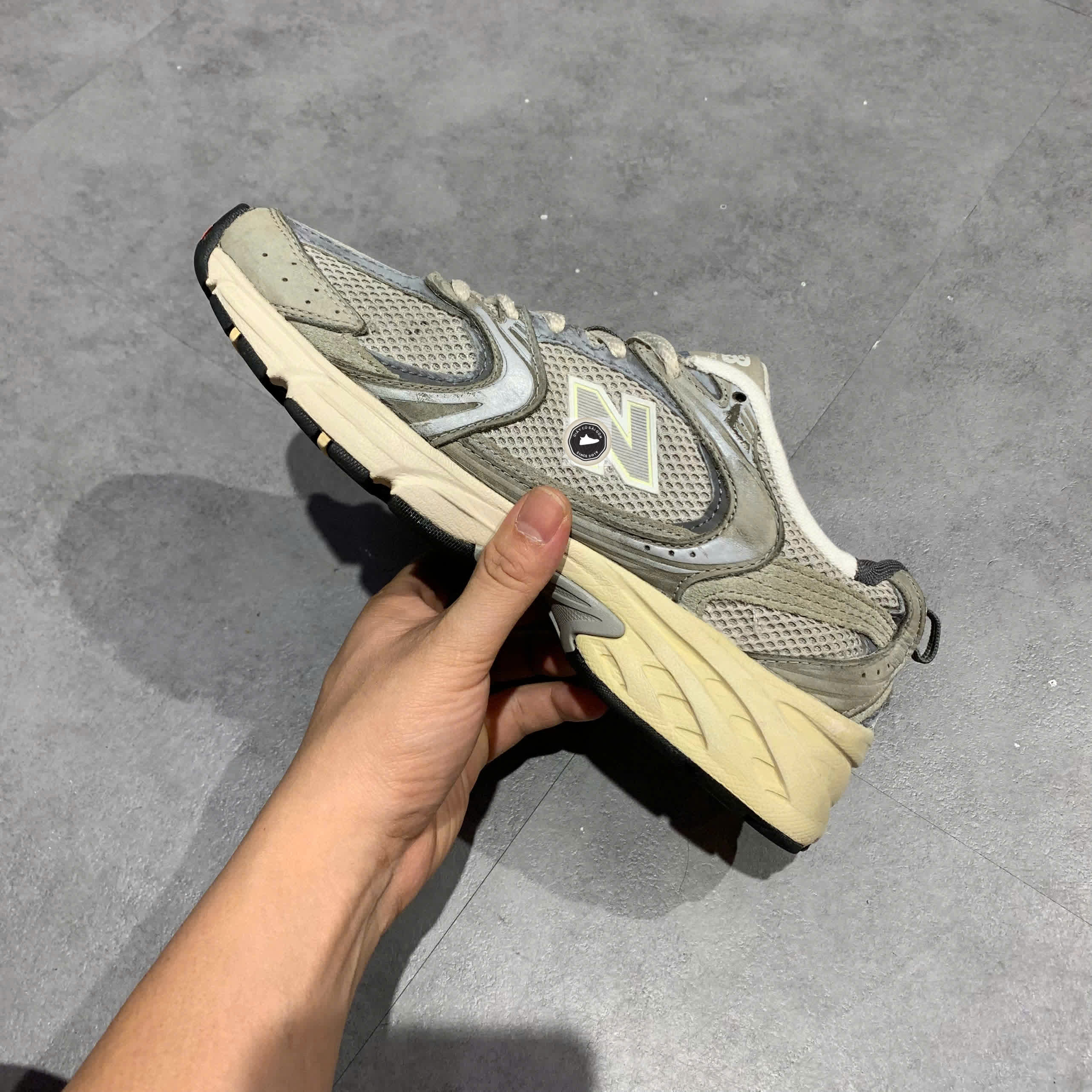 🔥 NEW BALANCE 530 SILVER GREY – SIZE 40 – PVN24985 – CHÍNH HÃNG