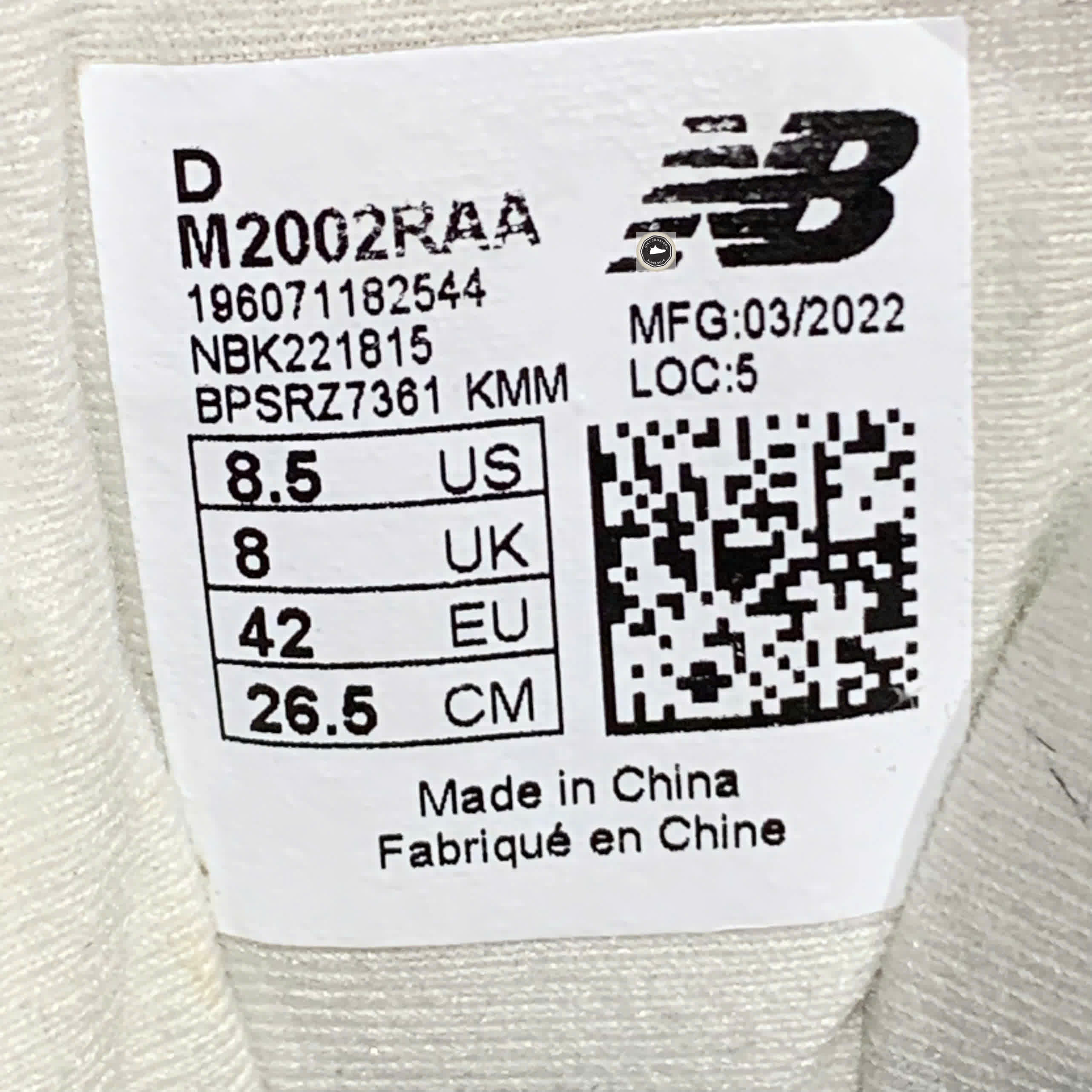 🔥 NEW BALANCE 2002R LINEN FOG – SIZE 42 – PVN24975 – CHÍNH HÃNG