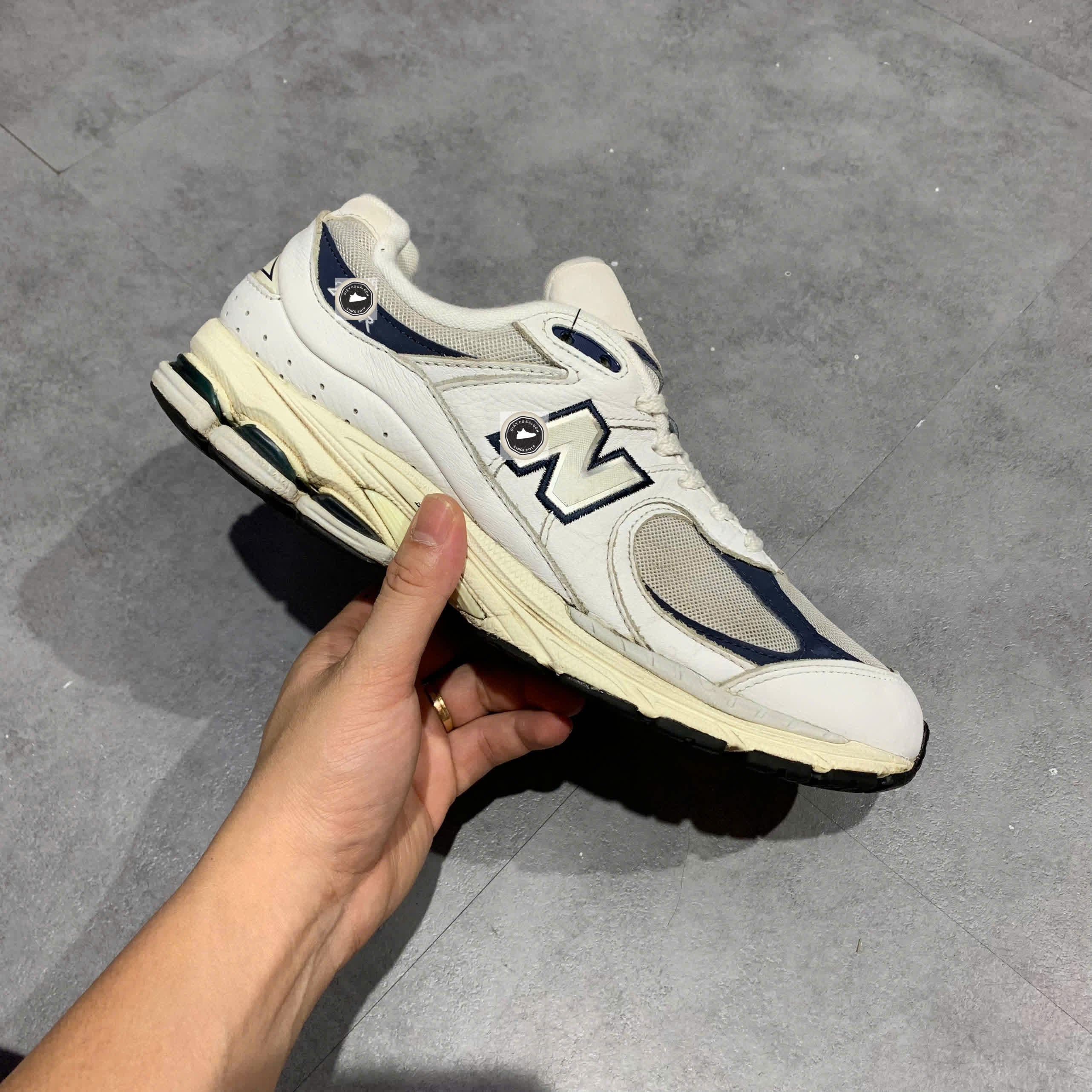 🔥 NEW BALANCE 2002R WHITE NATURAL INDIGO – SIZE 43 – PVN24982 – CHÍNH HÃNG