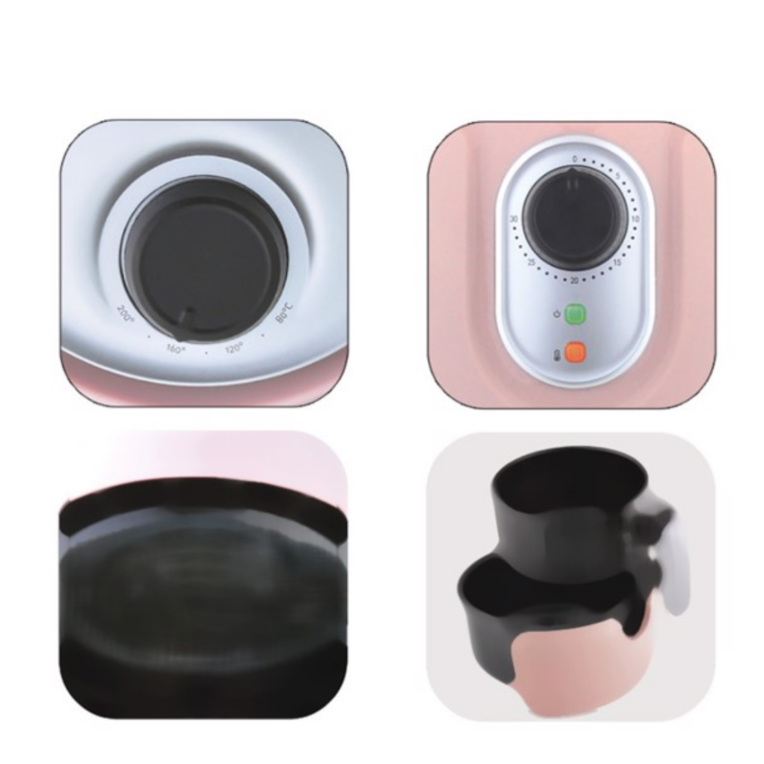 Nồi chiên không dầu Daewoo DEF-DM555 công suất 1500w công nghệ Rapid Air giảm béo siêu hiệu quả, bảo hành 12 tháng