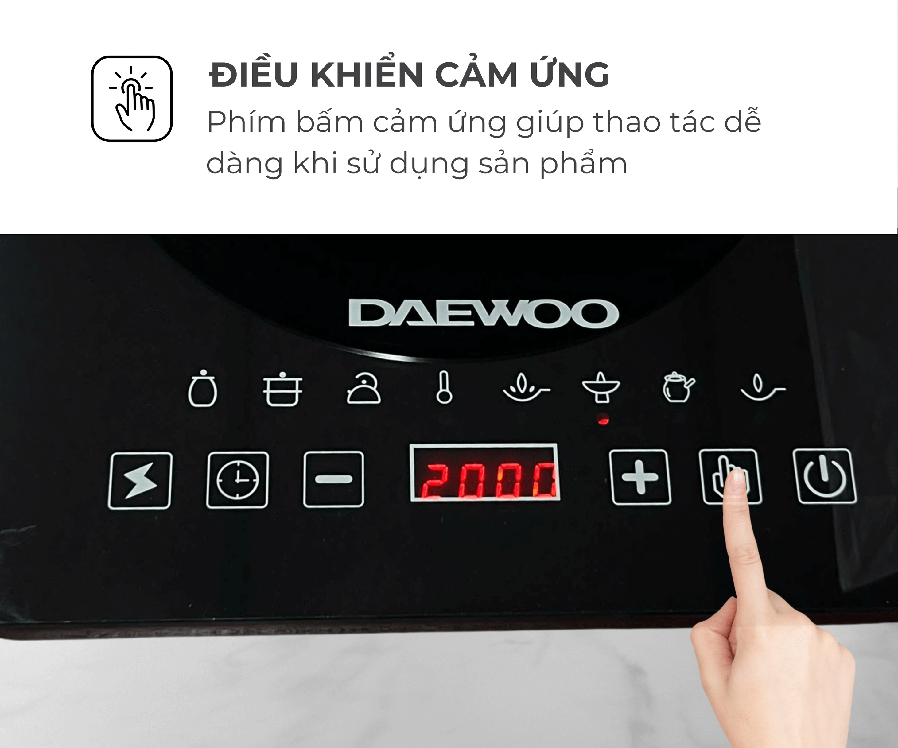 [ƯU ĐÃI GIÁ SỐC] Bếp Từ Đơn Daewoo DWI-1505B | FREESHIP