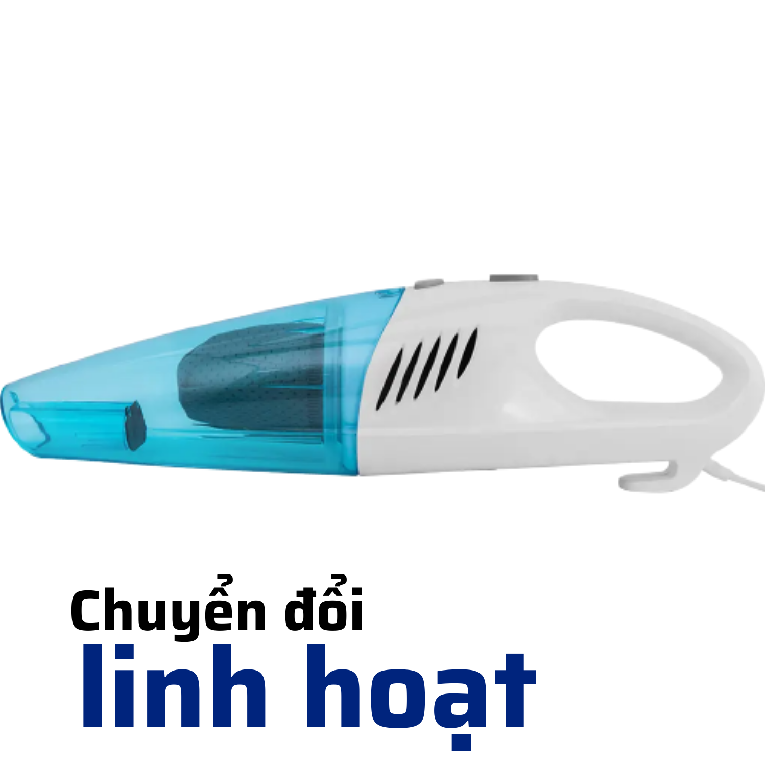 Máy hút bụi 2 trong 1 Daewoo DWX-E620P (Pink) DWX-E620P (blue) công suất 600W mạnh mẽ, chuyển đổi linh hoạt 2 chế độ, bảo hành 1 năm