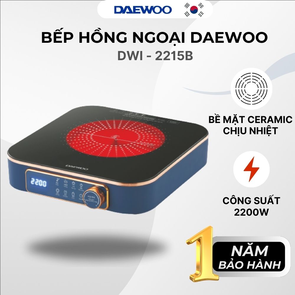 [Urbox] Bếp hồng ngoại Daewoo DWI-2215B