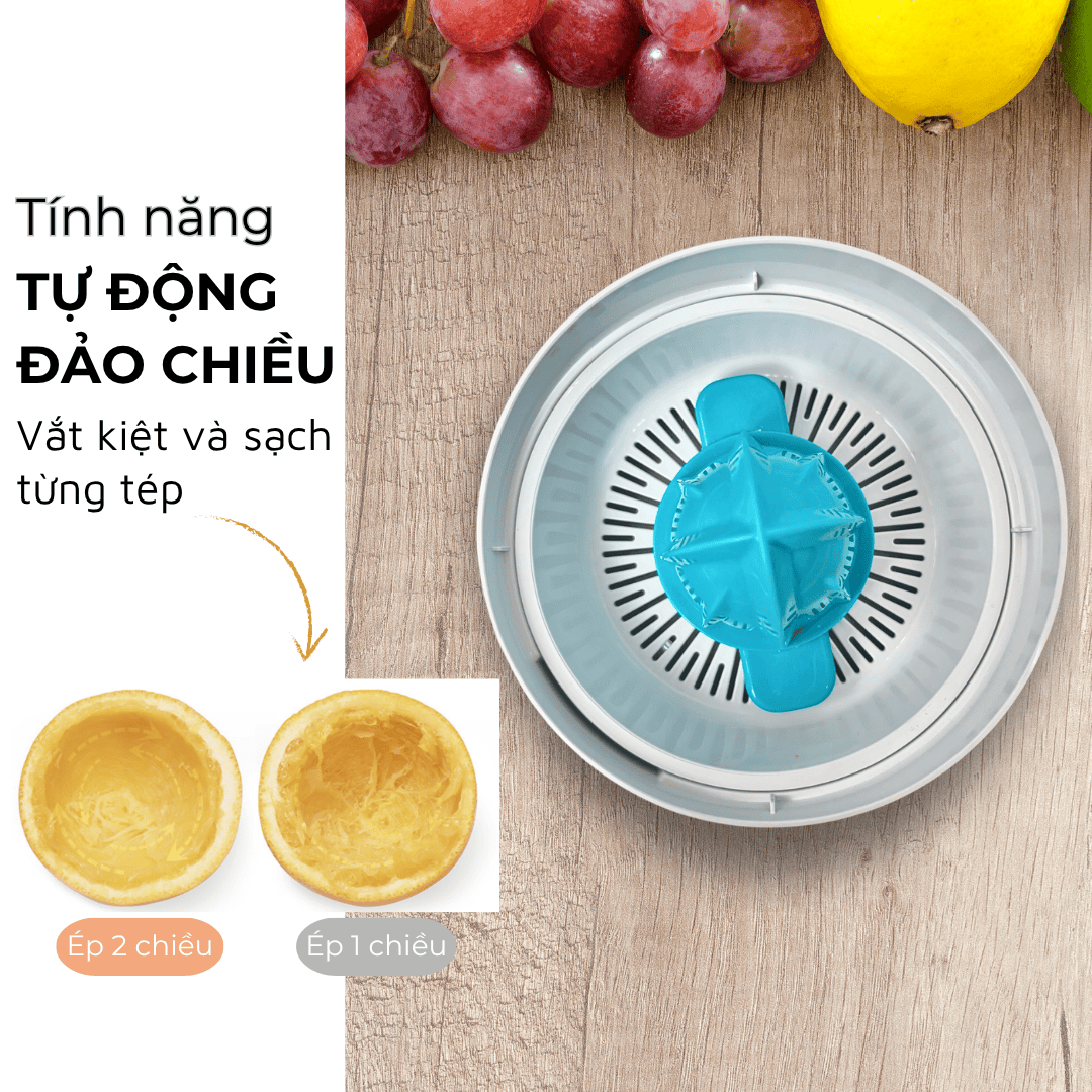 [COMBO 2] Bình Đun Đa Năng 2L RXHX-PM801A + Máy Vắt Cam Xoay  200ML DEM-JK580 | FREESHIP