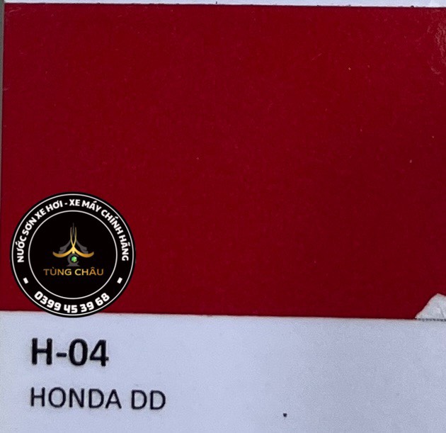 H - 04 - Màu đỏ Honda DD