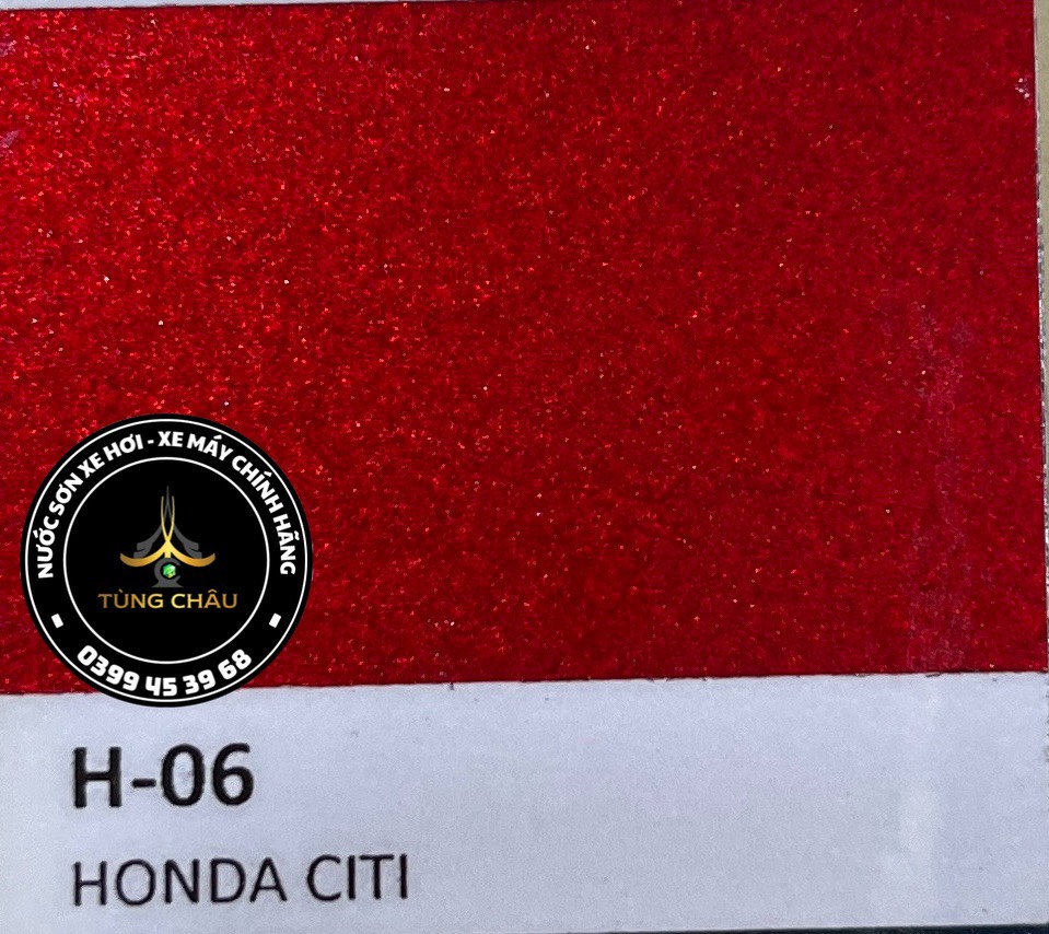 H-06 -  Màu đỏ Citi Honda Citi