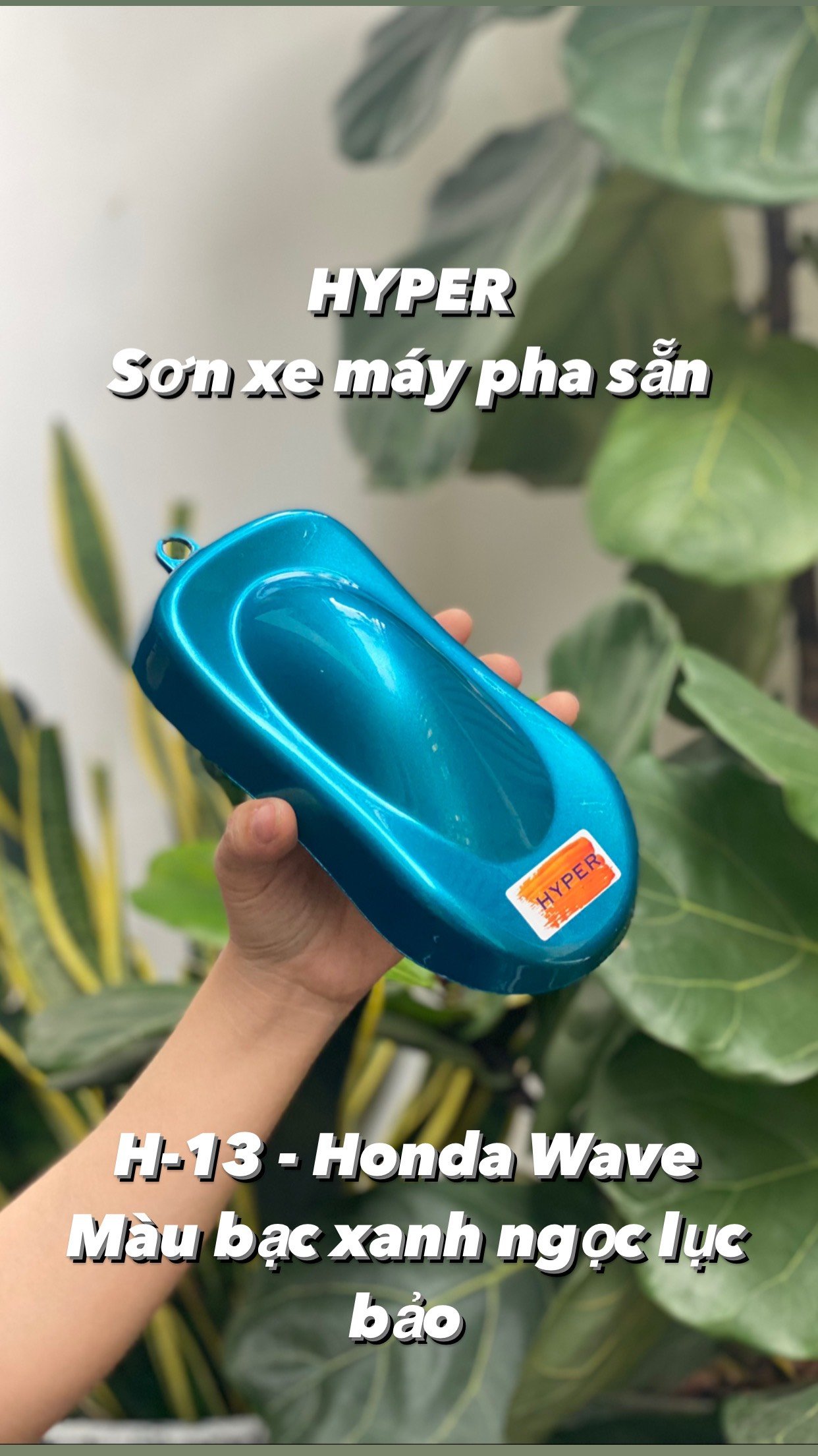 H_13 Xanh ngọc lục bảo (Honda wave)