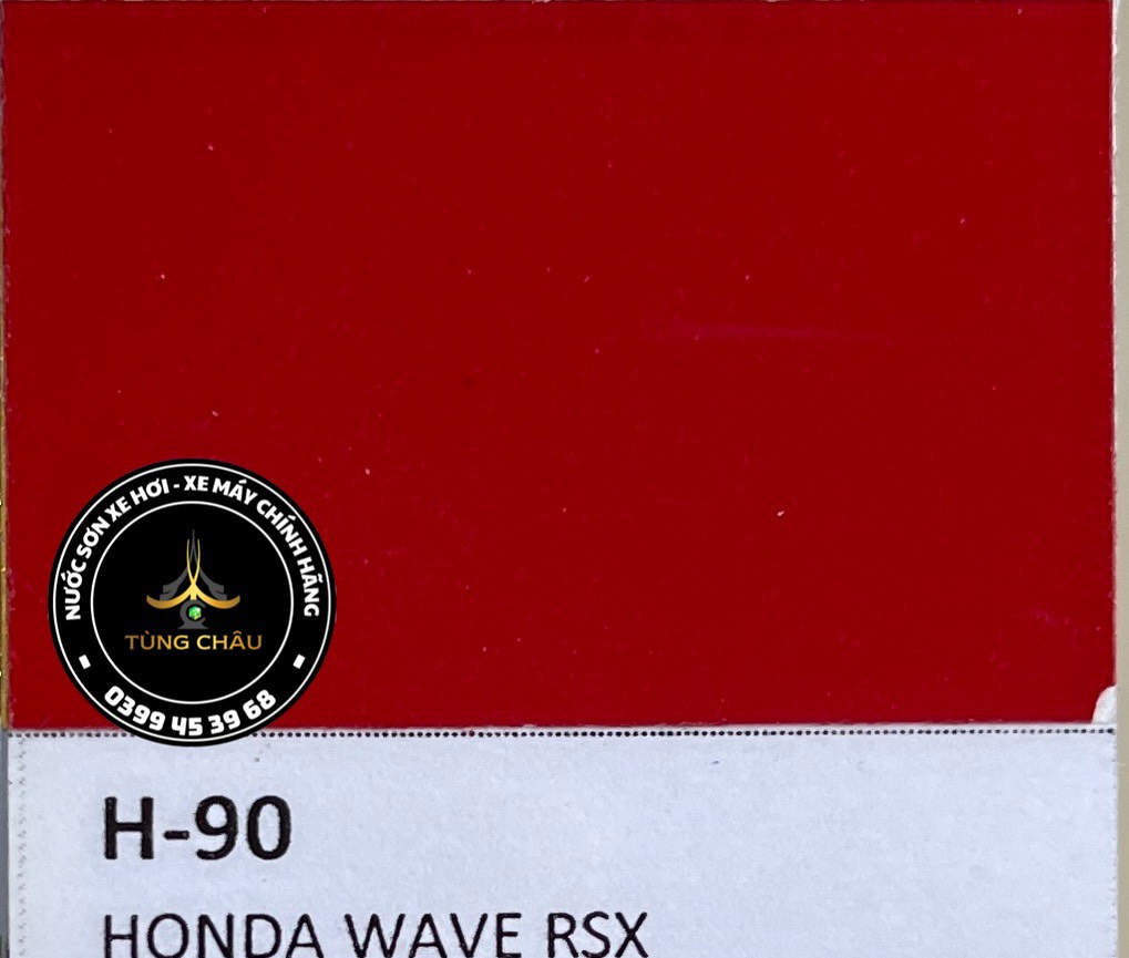 H-90 -  Màu đỏ cam Honda Wave RSX