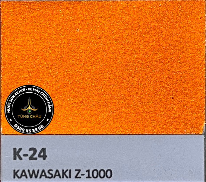 K-24 -  Màu cam trong camay Kawasaki Z1000 Mô tô