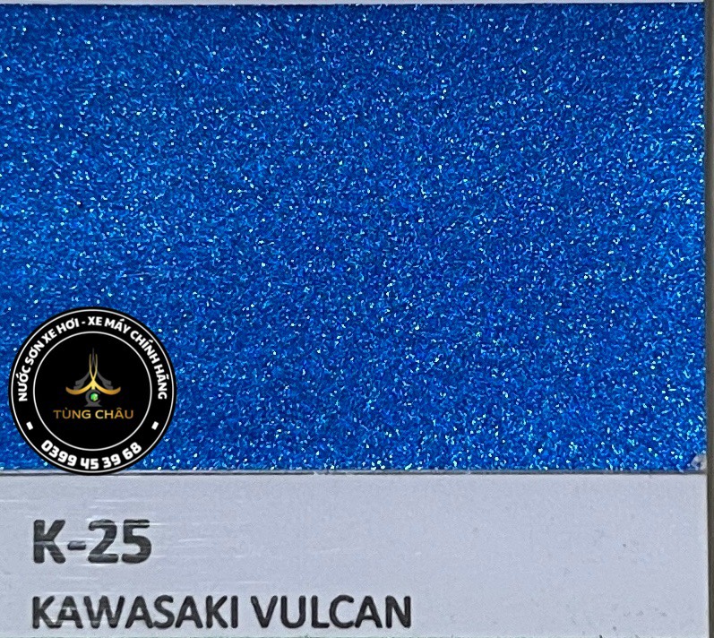 K-25 -  Màu xanh biển camay Kawasaki Vulcan