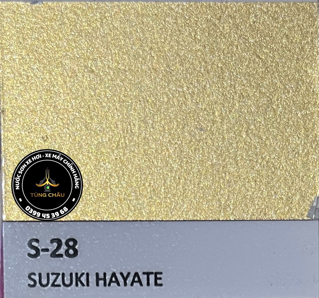 S-28 -  Màu vàng đồng Suzuki Hayate