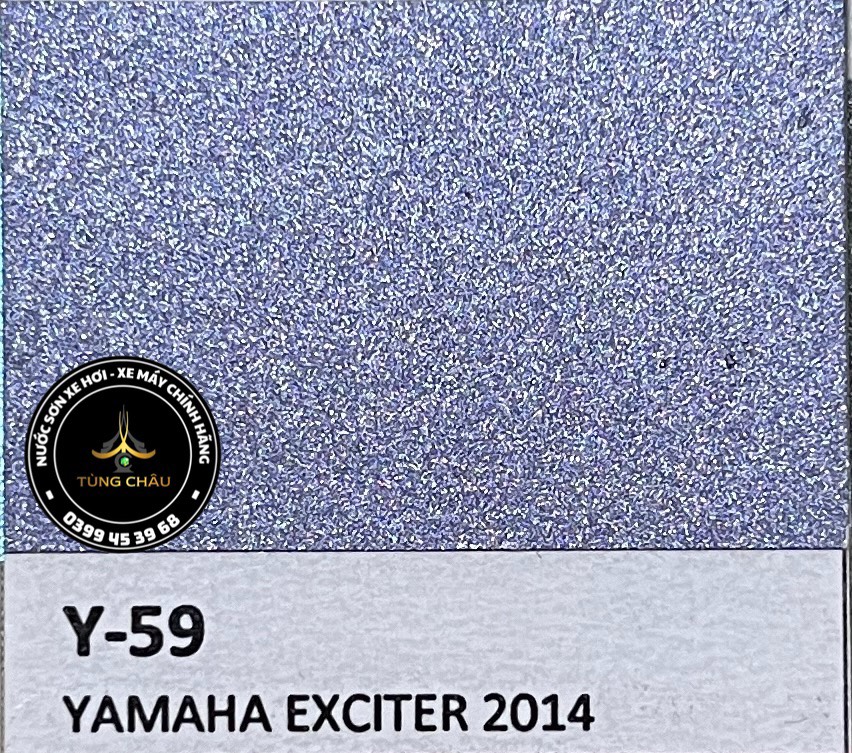 Y-59 -  Màu xanh tím xám mờ Yamaha Exciter 2014