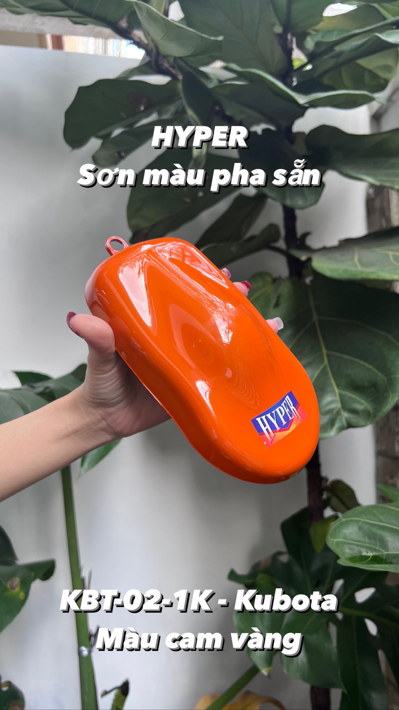 KBT_02  Màu cam vàng Kubota